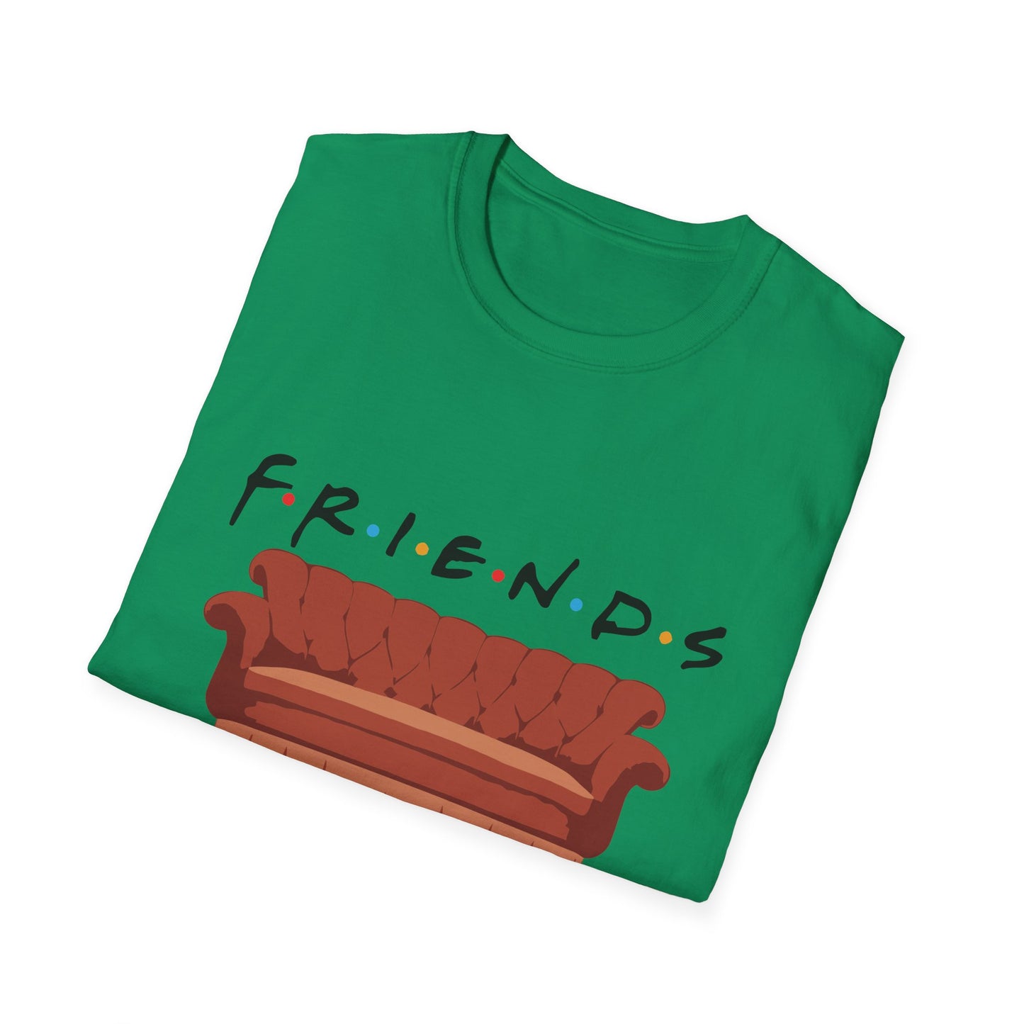 Friends TV Show Couch T-Shirt — Retro Sitcom Logo Tee