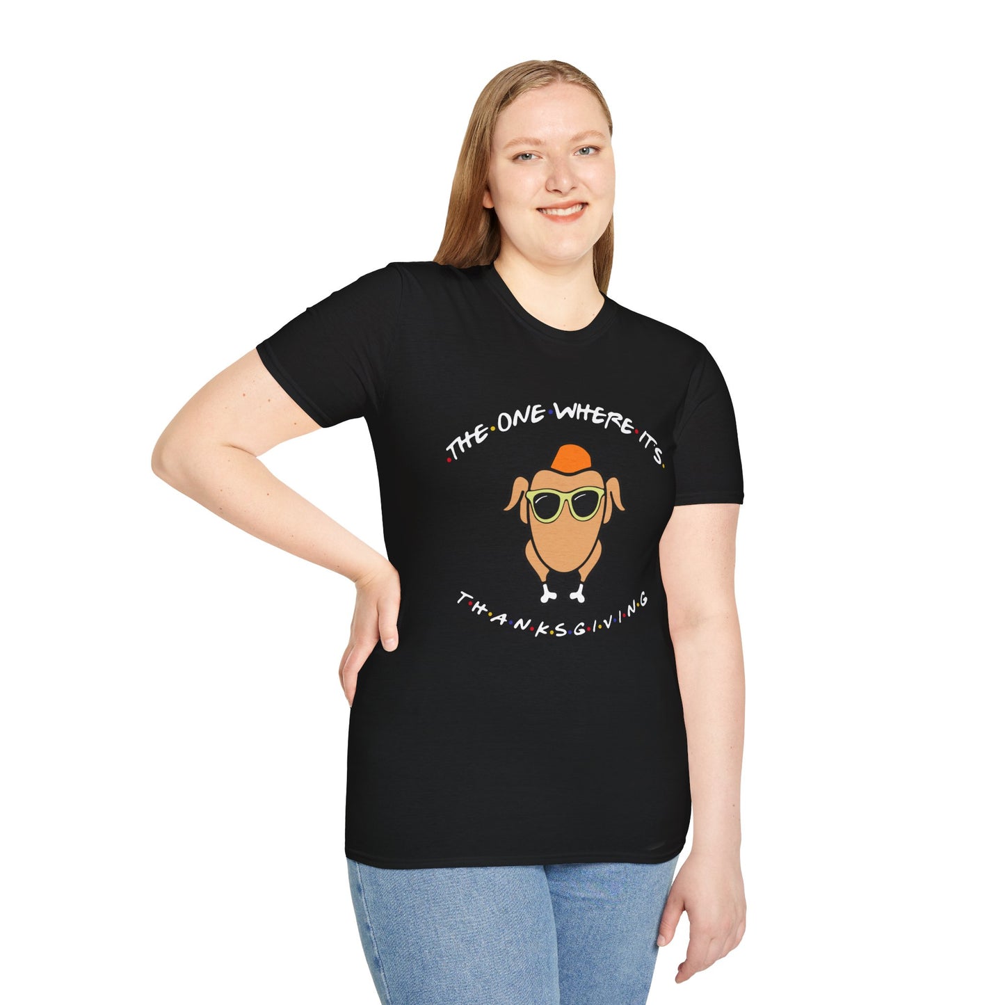 Thanksgiving Turkey Tee — "The One Where It's Thanksgiving" Graphic T-Shirt