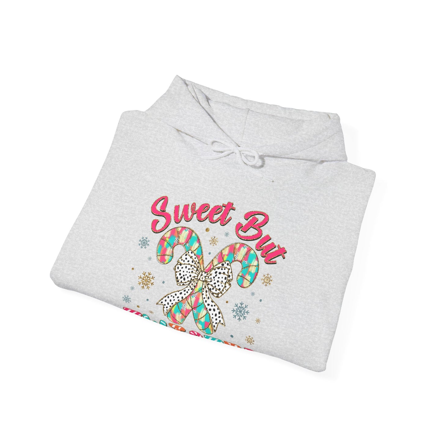 Sweet But Twisted Hoodie – Candy Cane Butterfly Christmas Sweatshirt