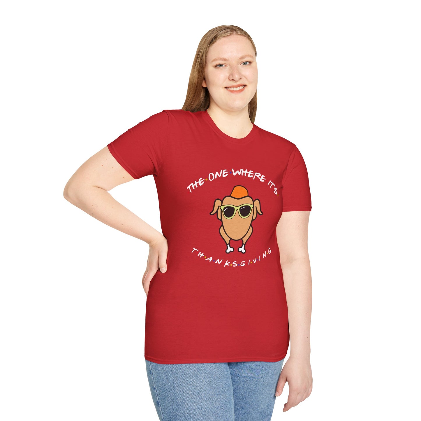 Thanksgiving Turkey Tee — "The One Where It's Thanksgiving" Graphic T-Shirt