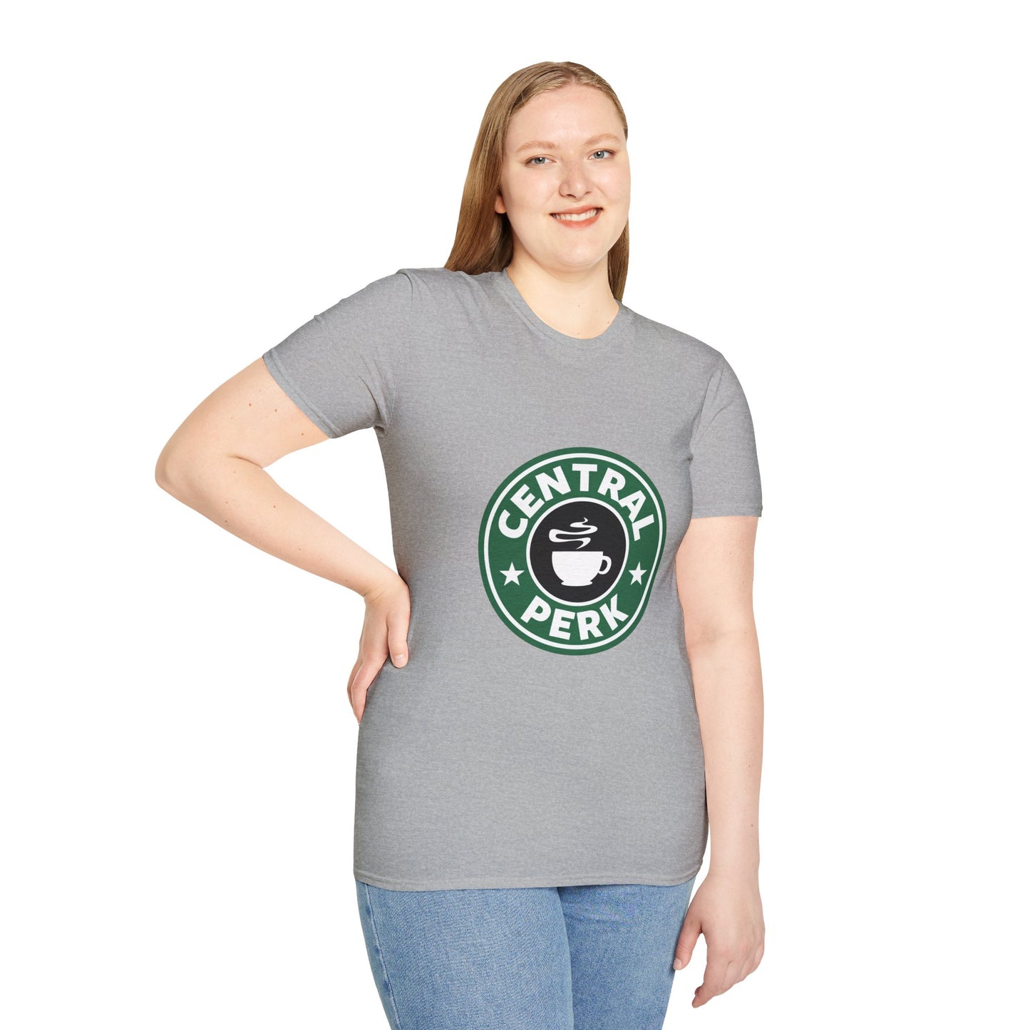 Central Perk Coffee T-Shirt — Vintage Coffee Shop Logo Tee