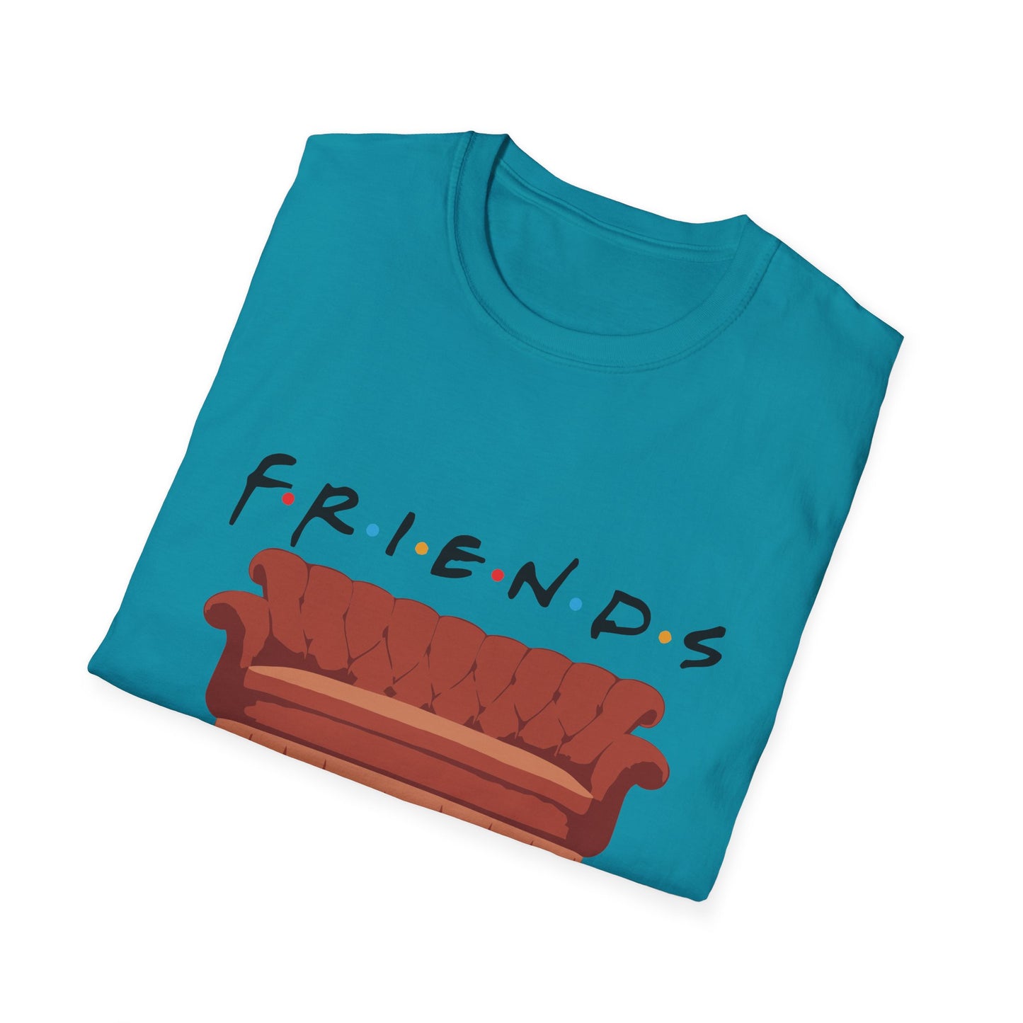 Friends TV Show Couch T-Shirt — Retro Sitcom Logo Tee