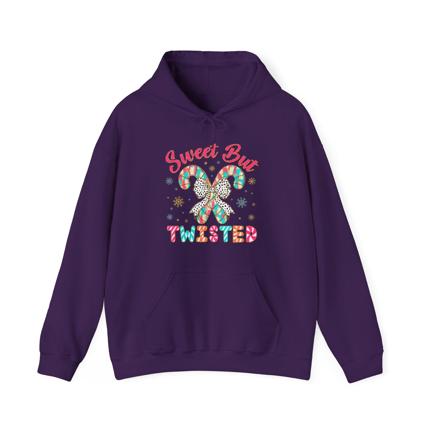 Sweet But Twisted Hoodie – Candy Cane Butterfly Christmas Sweatshirt