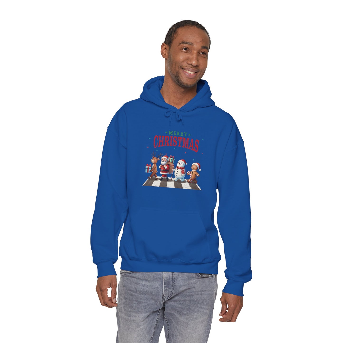 Christmas Choir Hoodie — 'Merry Christmas' Holiday Animal Carolers Sweatshirt