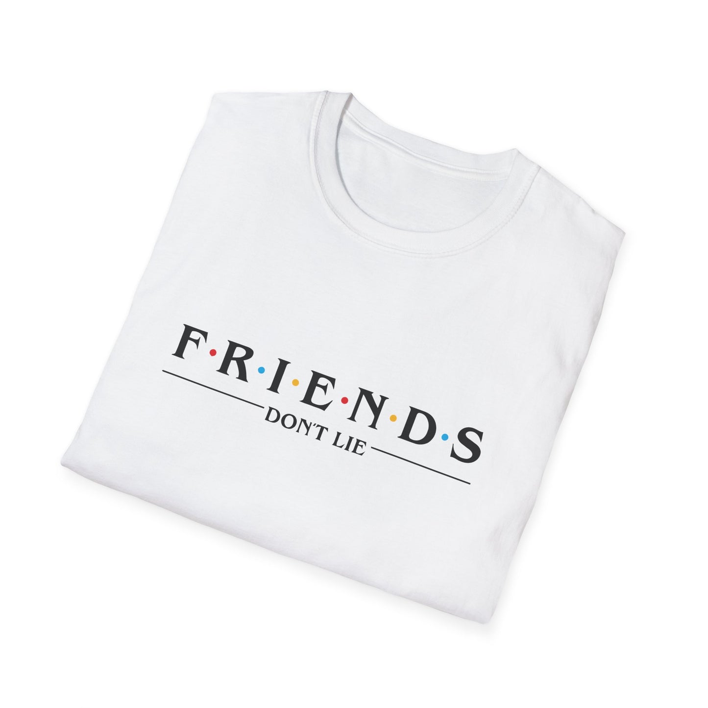 Friends Don't Lie T-Shirt — Stranger Things Inspired Retro Logo Tee