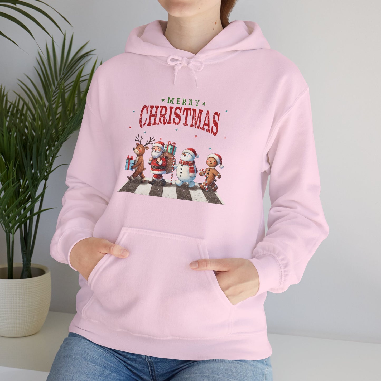 Christmas Choir Hoodie — 'Merry Christmas' Holiday Animal Carolers Sweatshirt