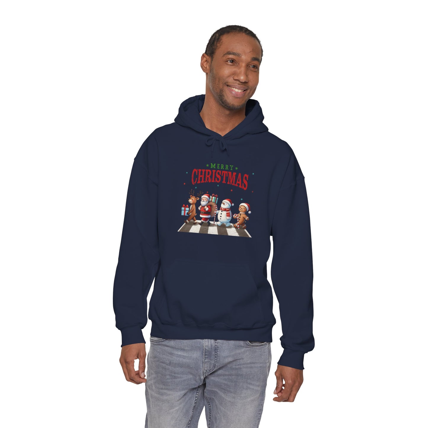 Christmas Choir Hoodie — 'Merry Christmas' Holiday Animal Carolers Sweatshirt