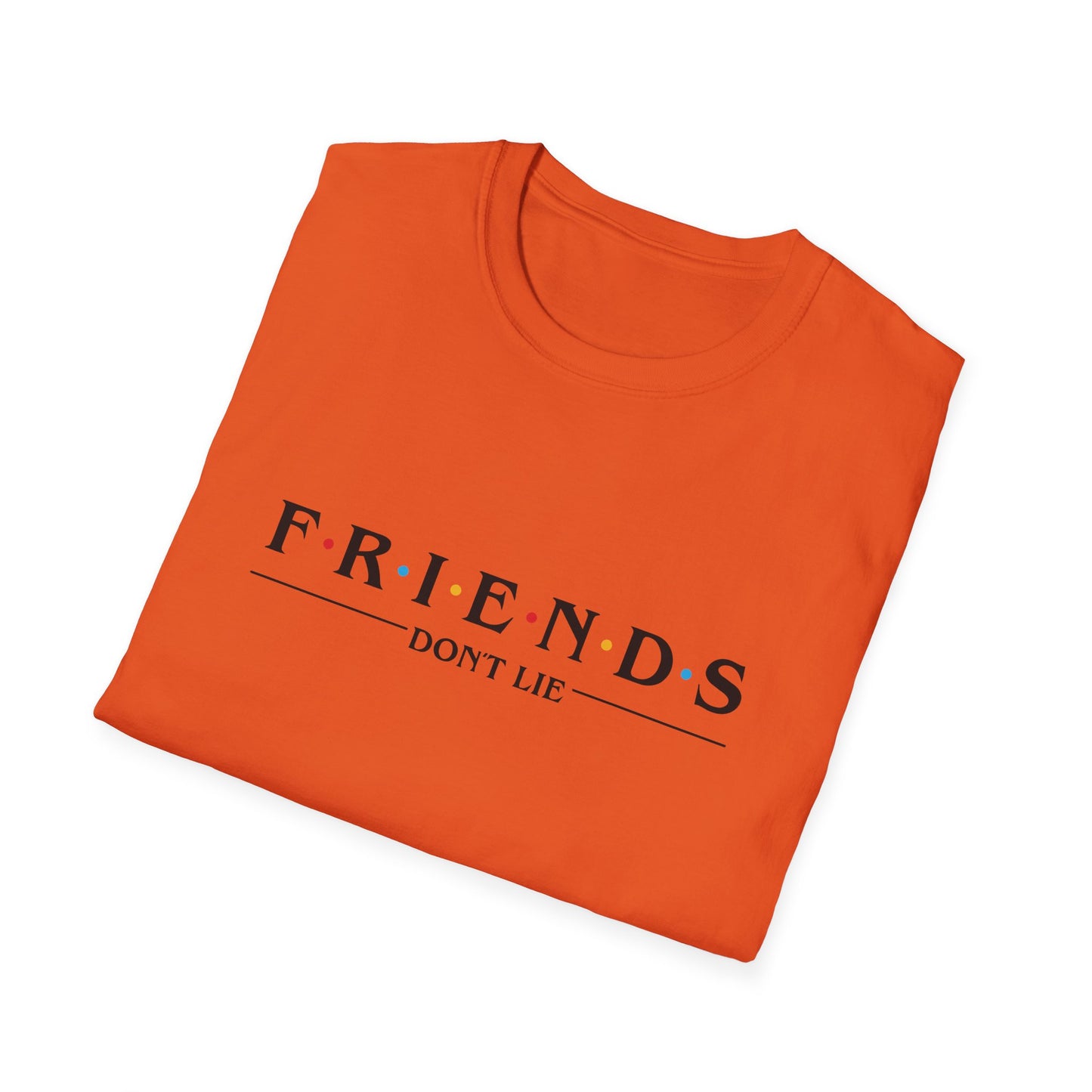 Friends Don't Lie T-Shirt — Stranger Things Inspired Retro Logo Tee