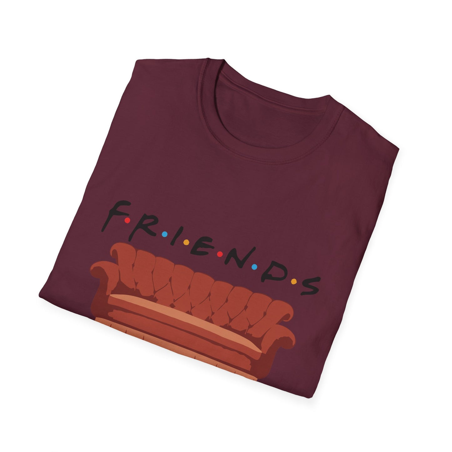 Friends TV Show Couch T-Shirt — Retro Sitcom Logo Tee