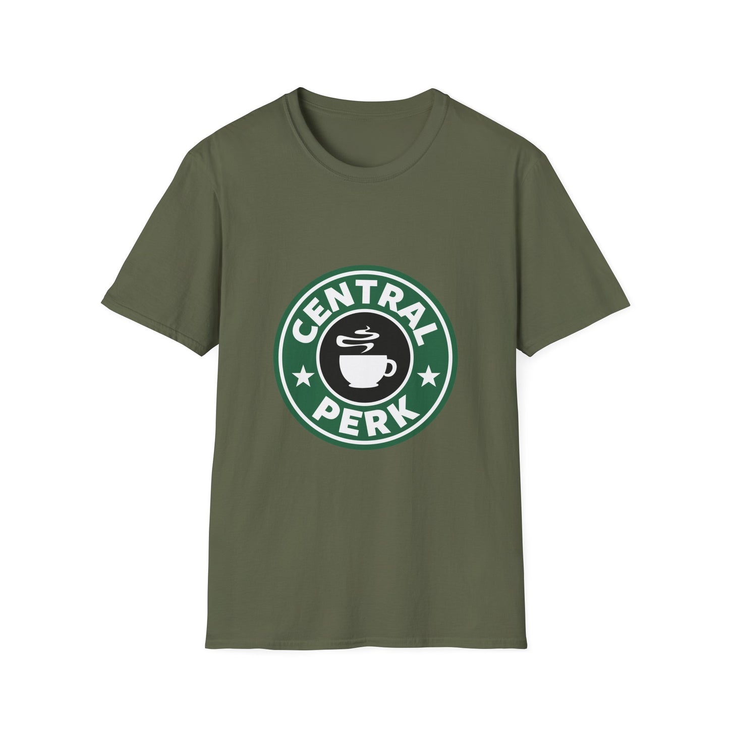 Central Perk Coffee T-Shirt — Vintage Coffee Shop Logo Tee