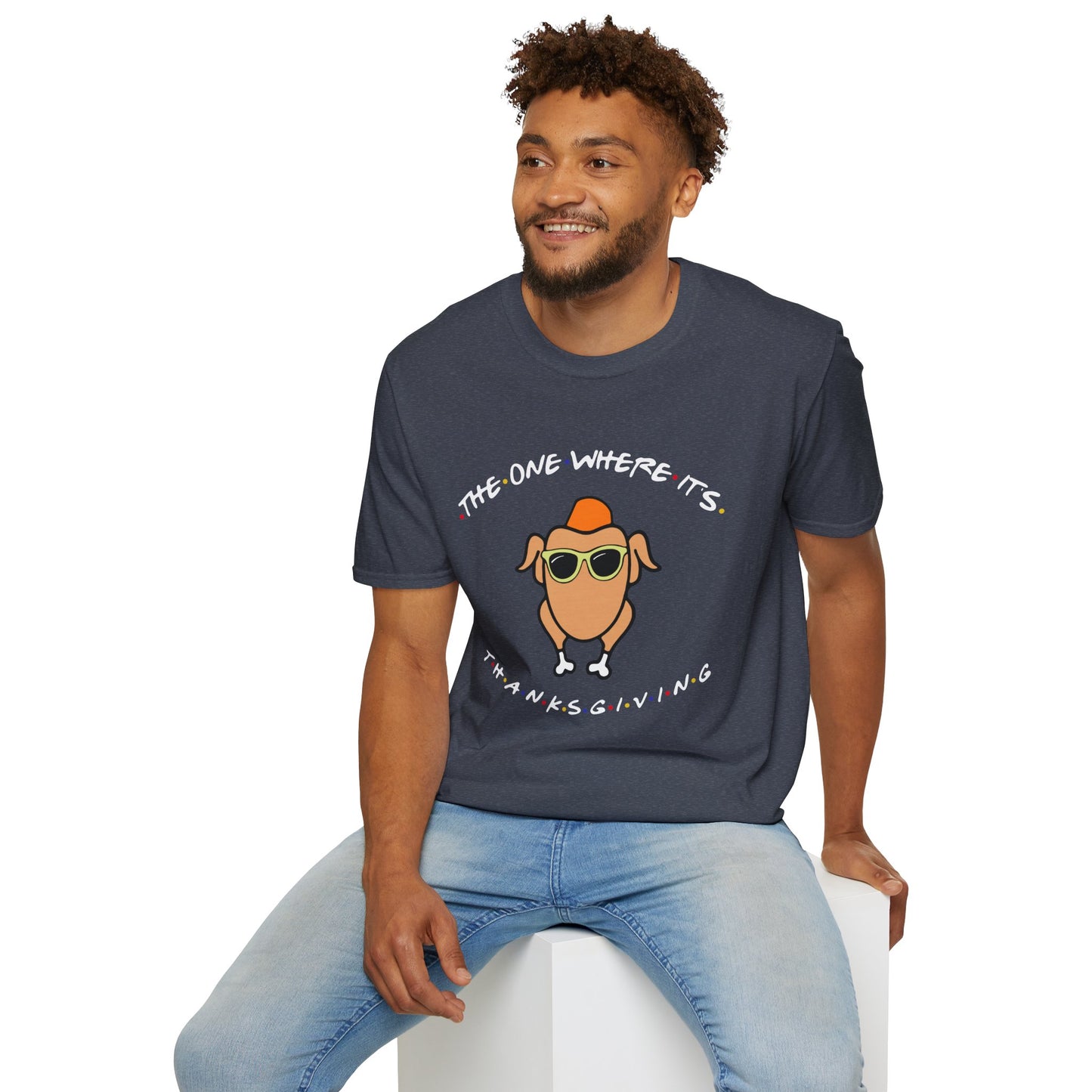 Thanksgiving Turkey Tee — "The One Where It's Thanksgiving" Graphic T-Shirt