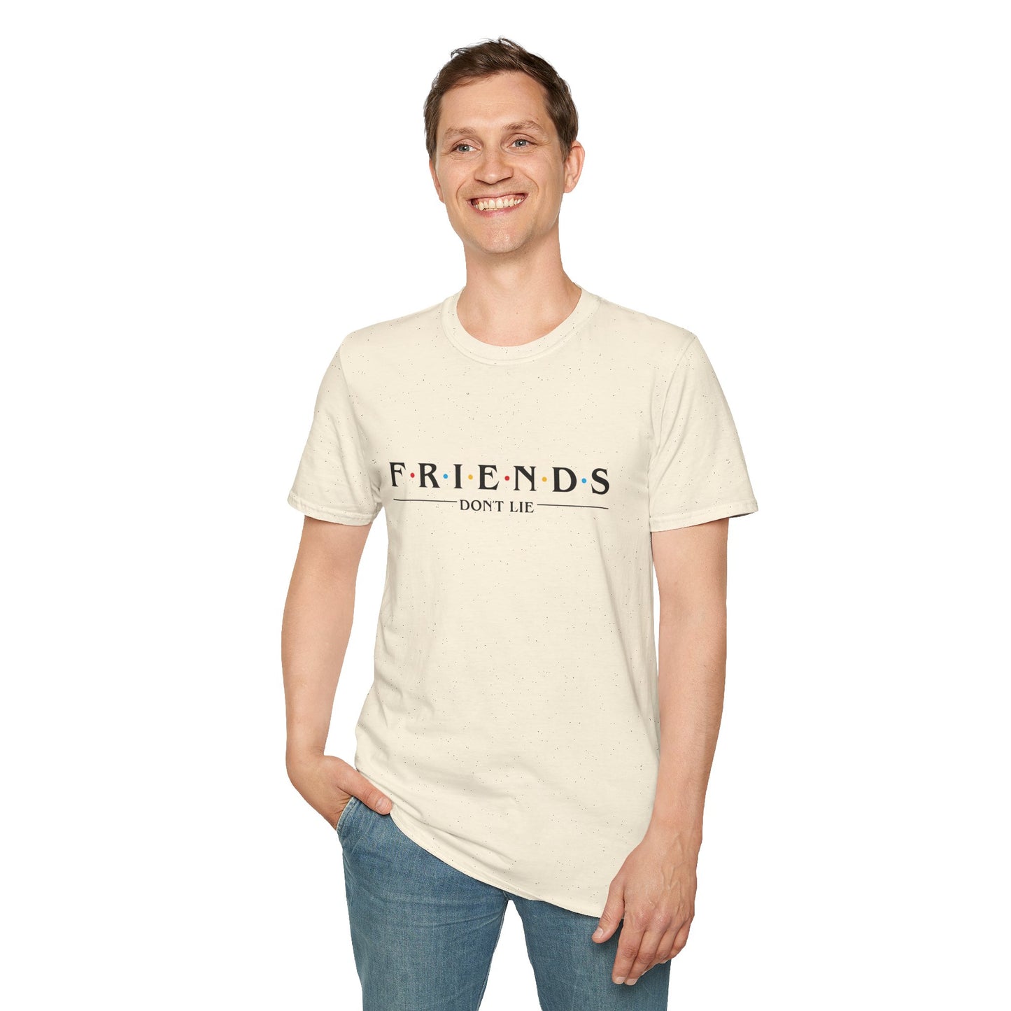 Friends Don't Lie T-Shirt — Stranger Things Inspired Retro Logo Tee