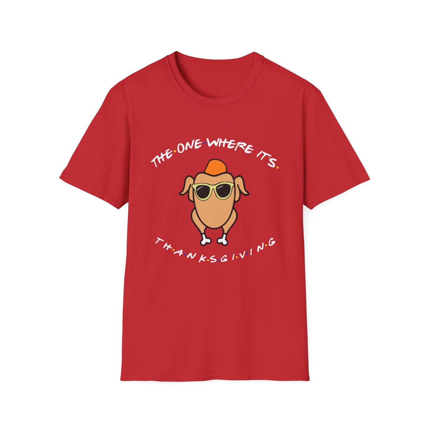 Thanksgiving Turkey Tee — "The One Where It's Thanksgiving" Graphic T-Shirt