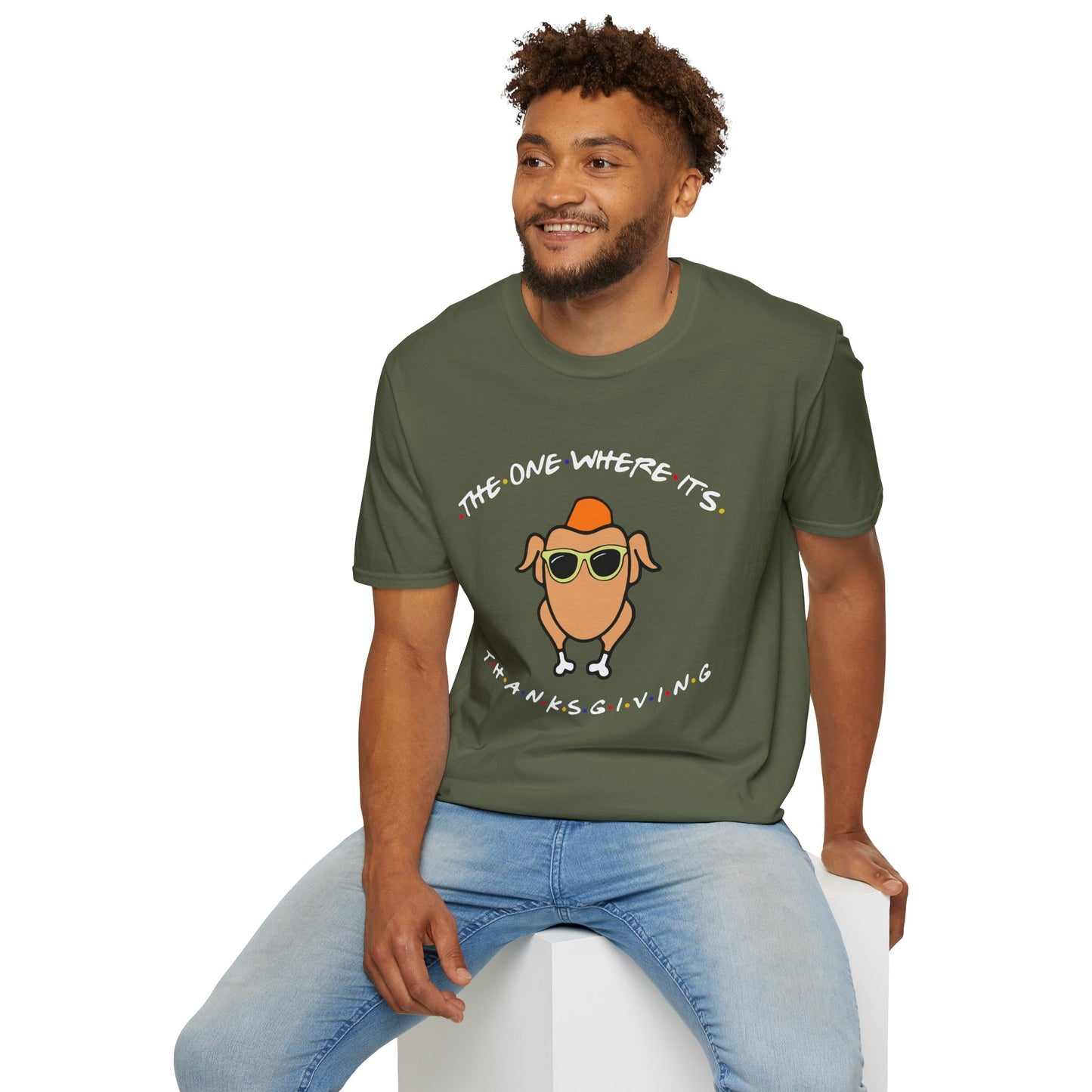 Thanksgiving Turkey Tee — "The One Where It's Thanksgiving" Graphic T-Shirt