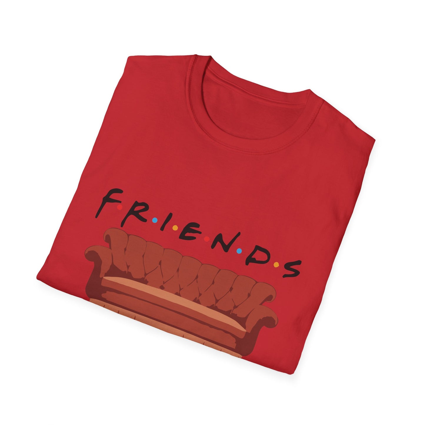 Friends TV Show Couch T-Shirt — Retro Sitcom Logo Tee