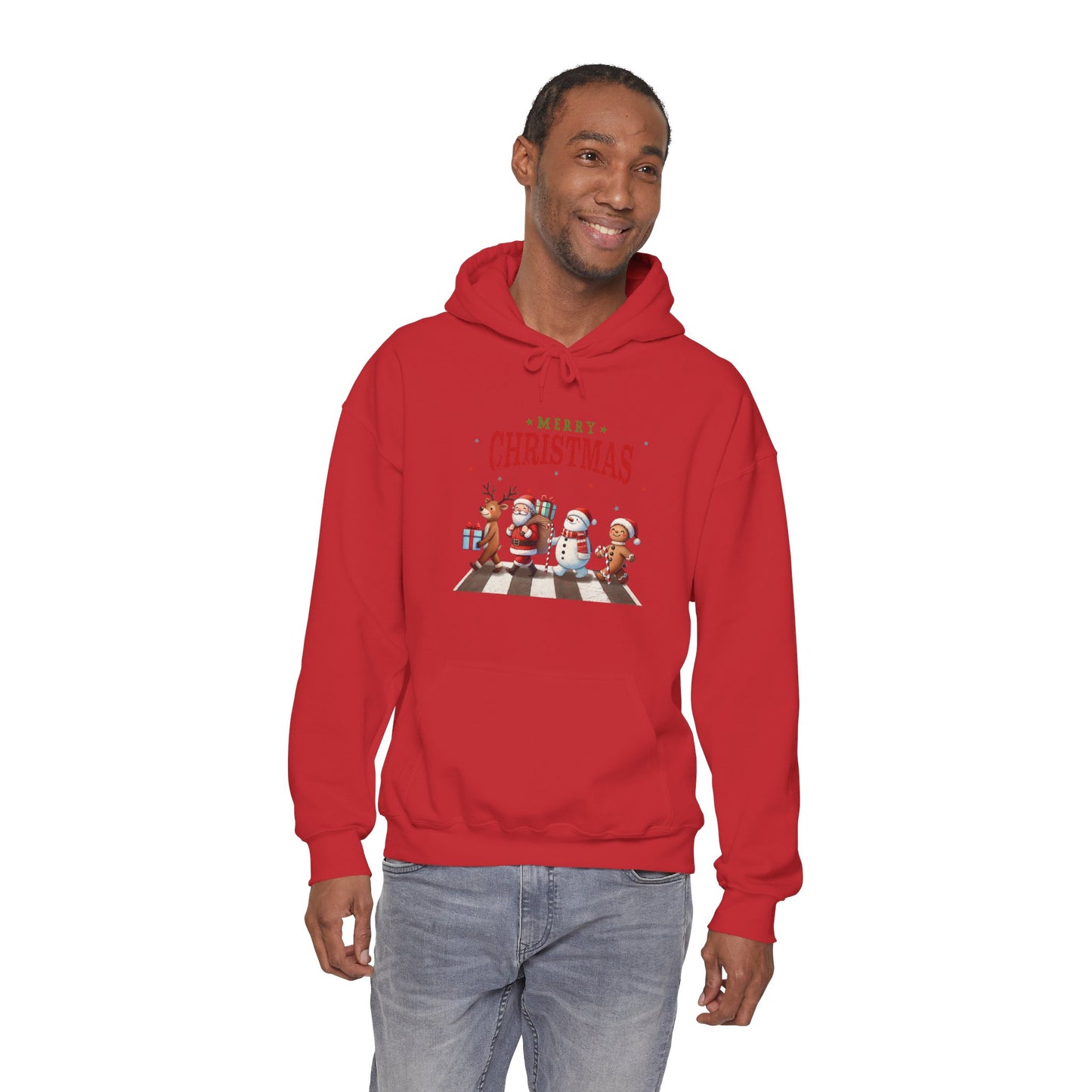 Christmas Choir Hoodie — 'Merry Christmas' Holiday Animal Carolers Sweatshirt
