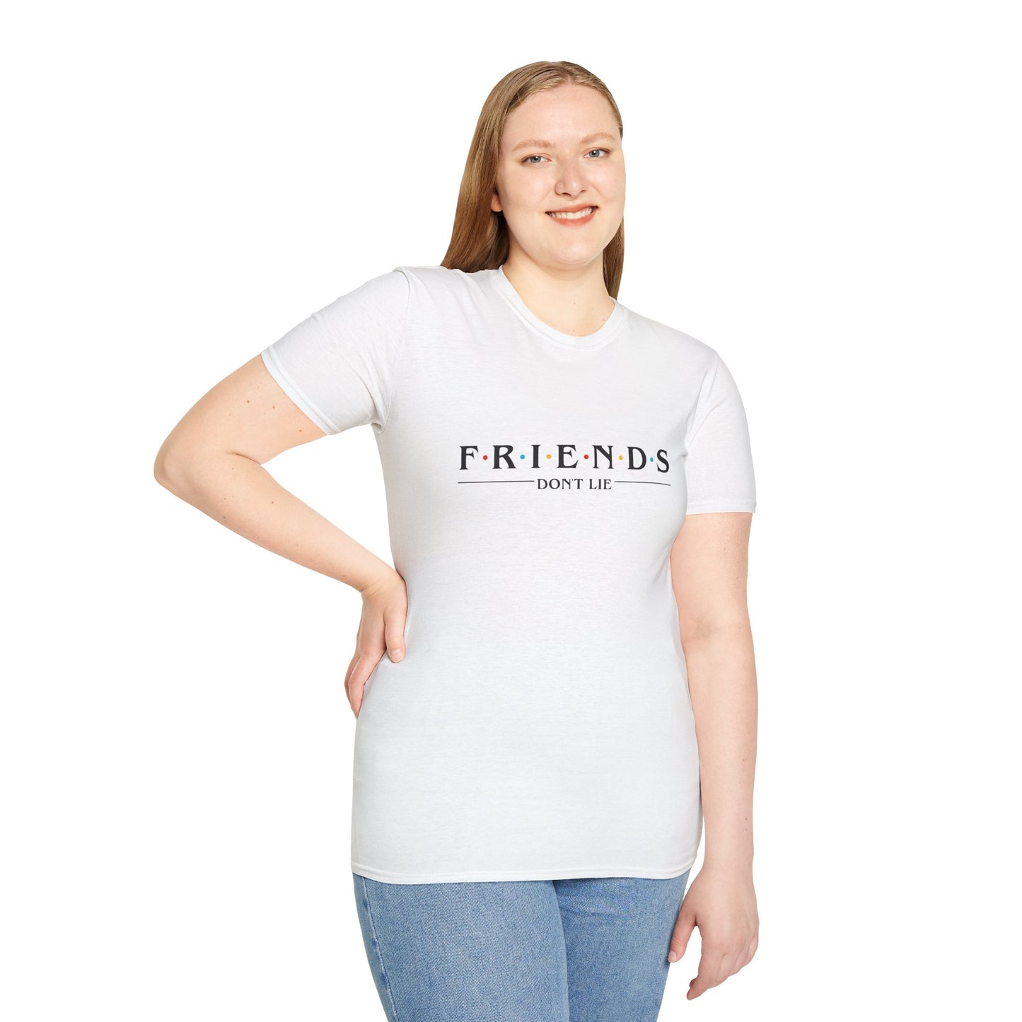 Friends Don't Lie T-Shirt — Stranger Things Inspired Retro Logo Tee