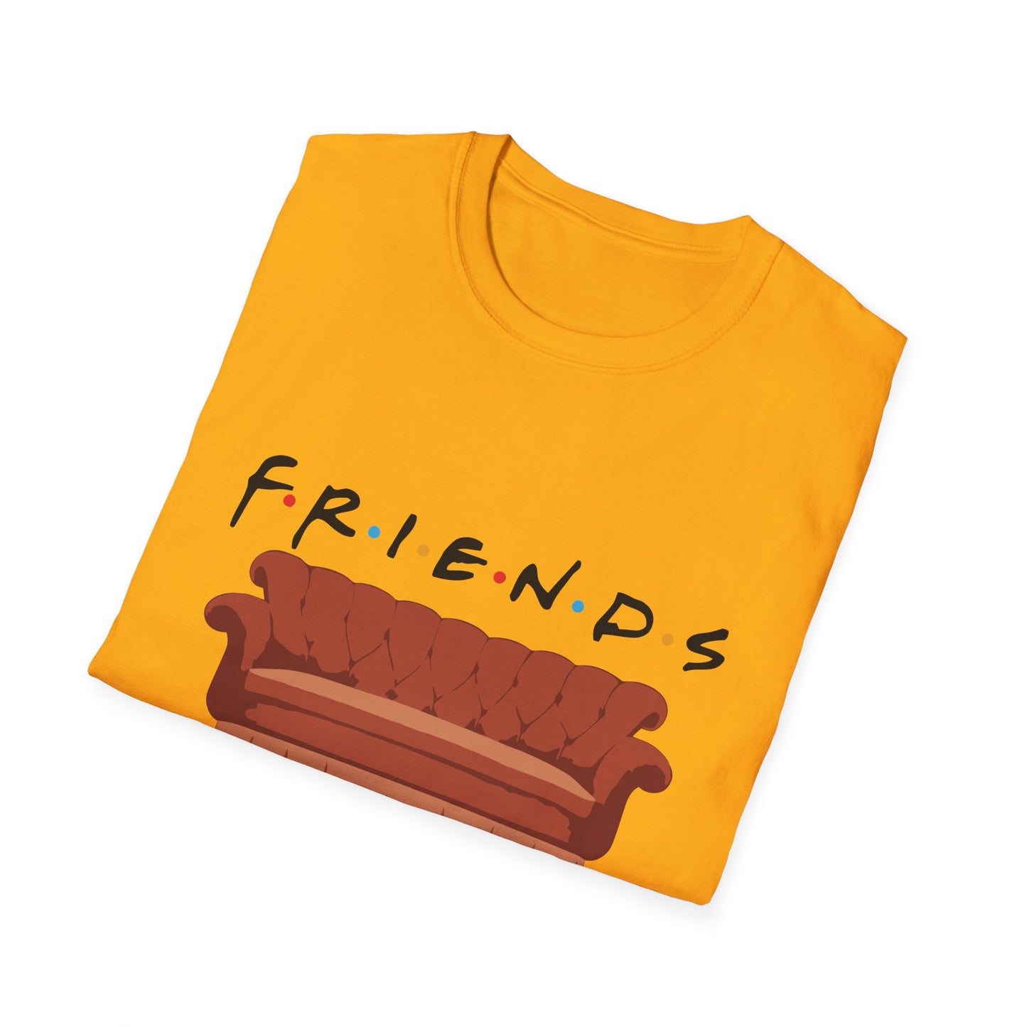 Friends TV Show Couch T-Shirt — Retro Sitcom Logo Tee