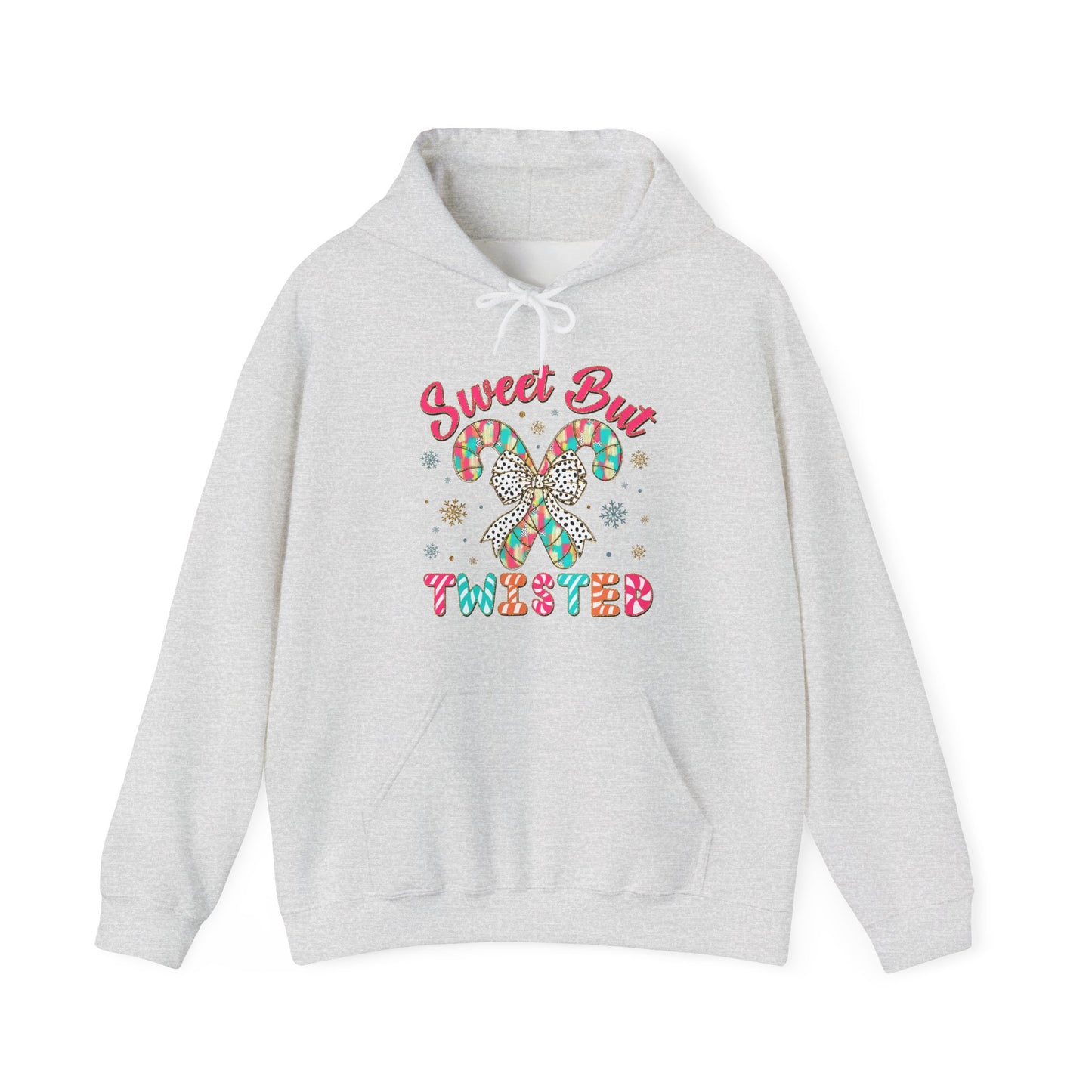 Sweet But Twisted Hoodie – Candy Cane Butterfly Christmas Sweatshirt
