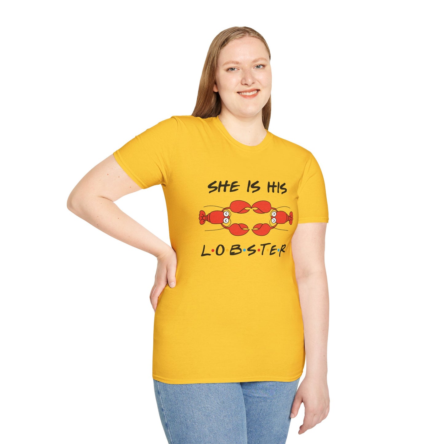 She Is His Lobster T-Shirt – Couples Friends TV Show Inspired Tee