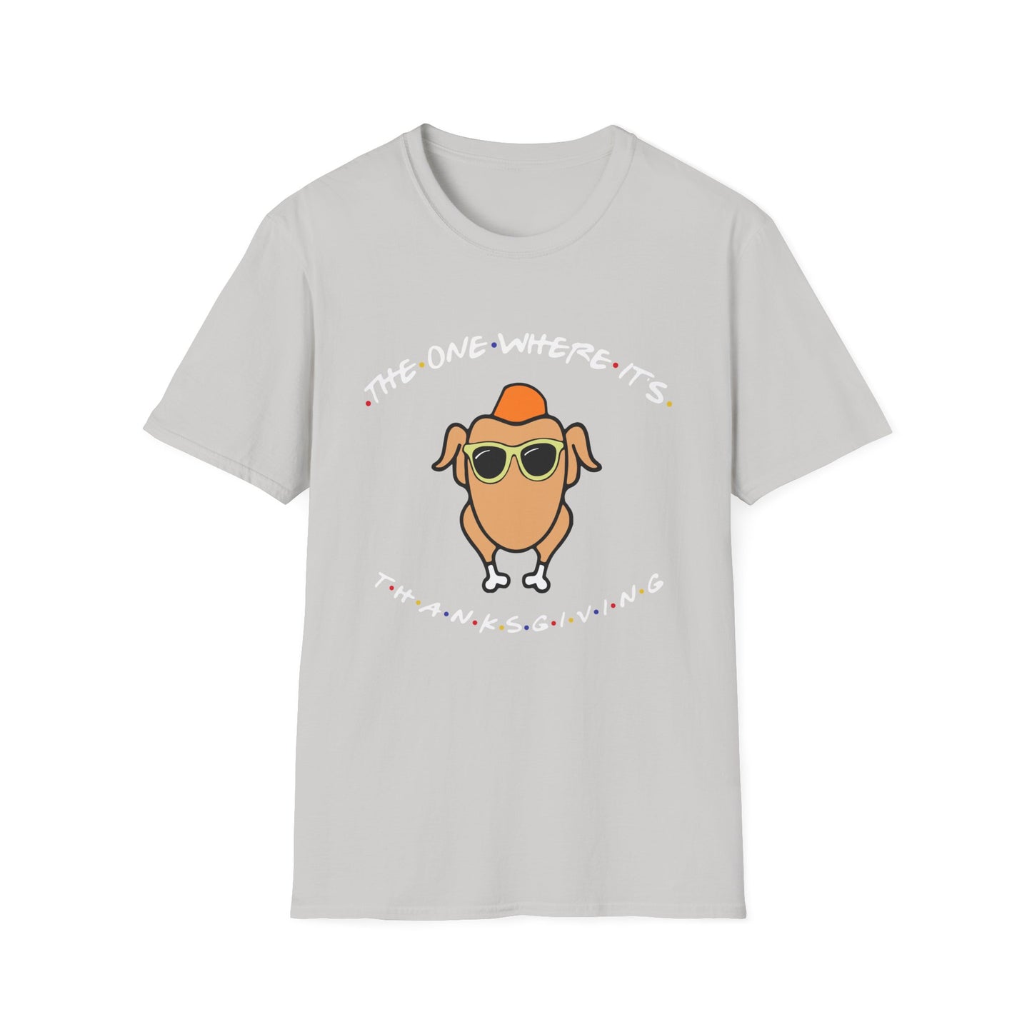 Thanksgiving Turkey Tee — "The One Where It's Thanksgiving" Graphic T-Shirt