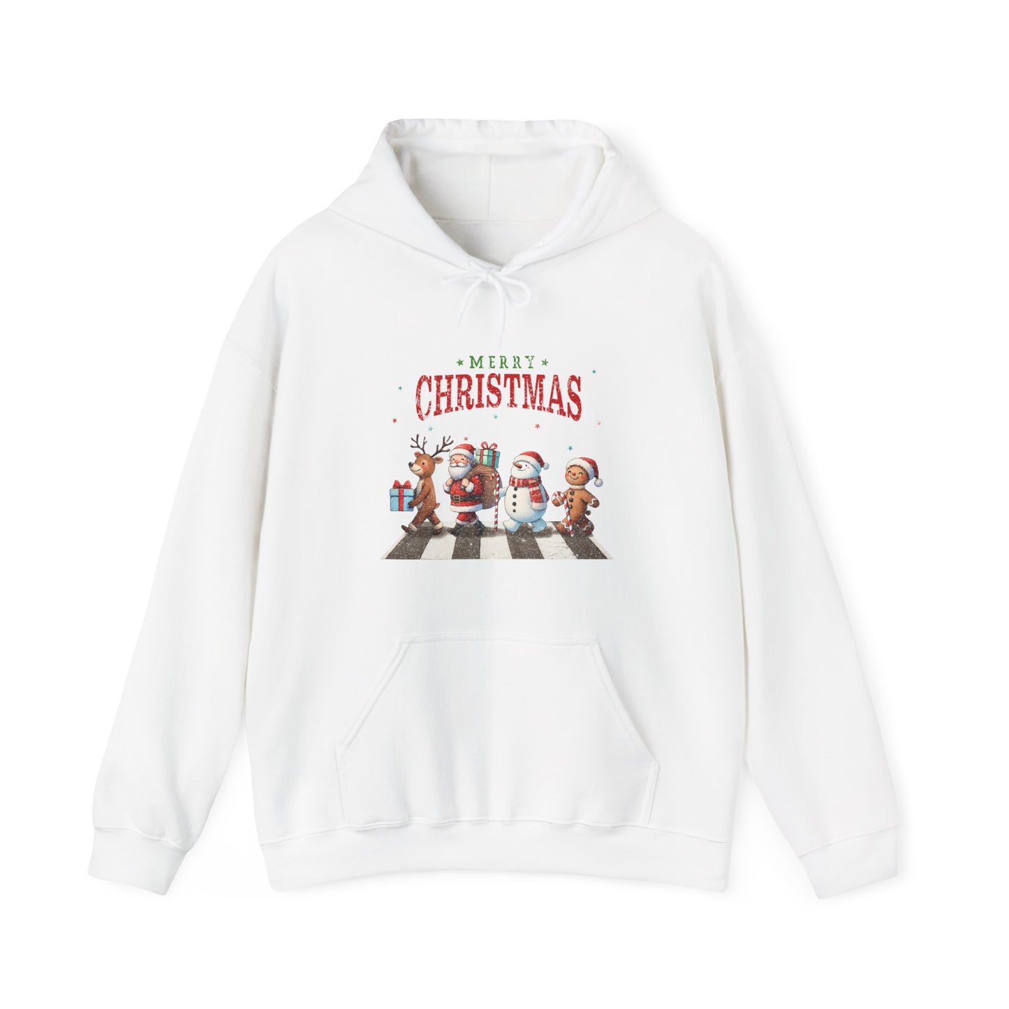 Christmas Choir Hoodie — 'Merry Christmas' Holiday Animal Carolers Sweatshirt