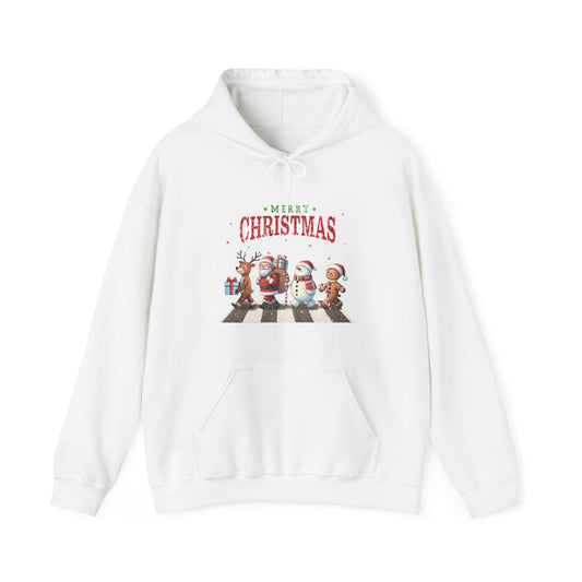 Christmas Choir Hoodie — 'Merry Christmas' Holiday Animal Carolers Sweatshirt