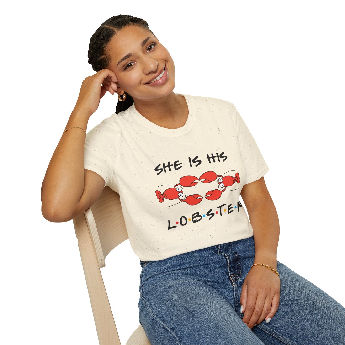 She Is His Lobster T-Shirt – Couples Friends TV Show Inspired Tee