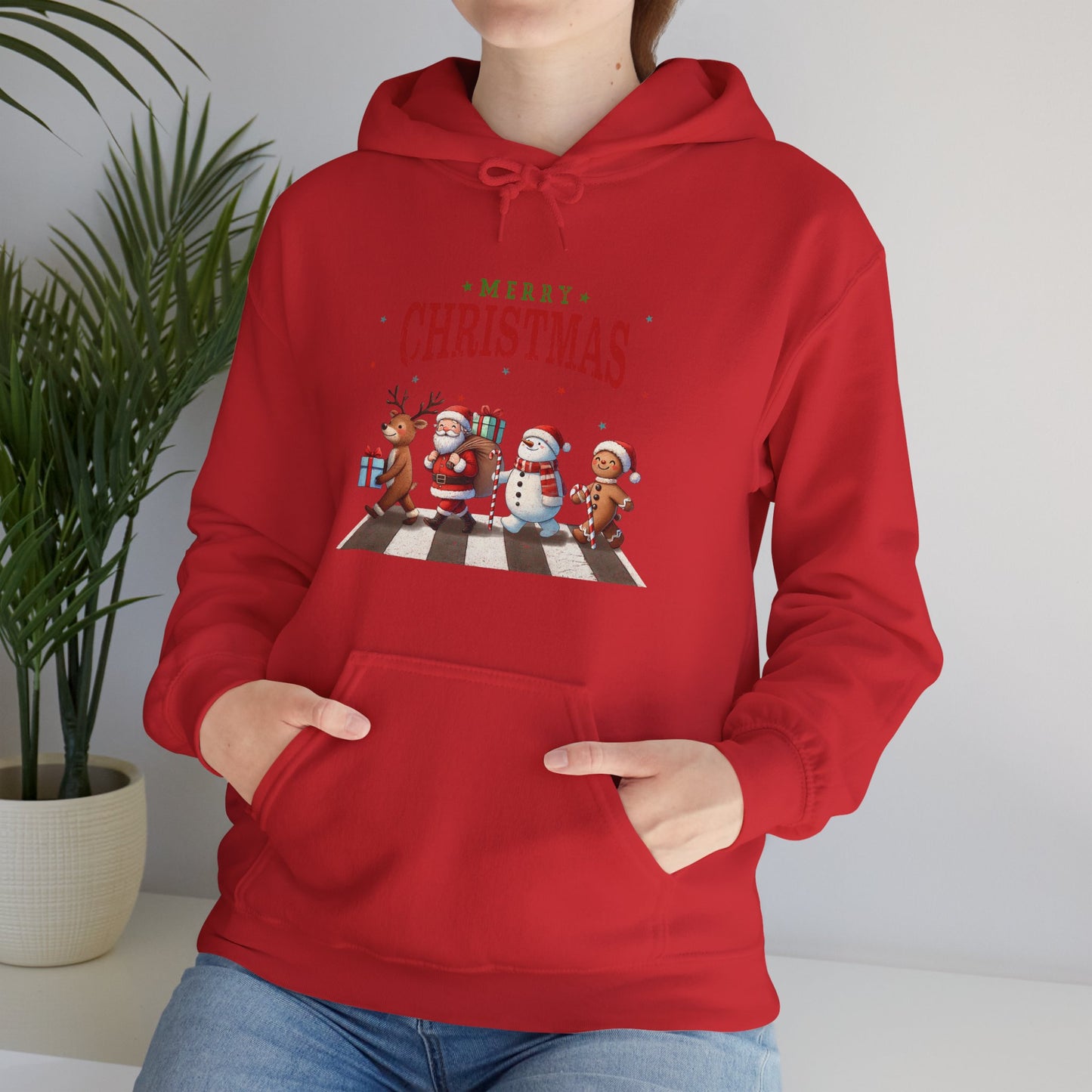 Christmas Choir Hoodie — 'Merry Christmas' Holiday Animal Carolers Sweatshirt
