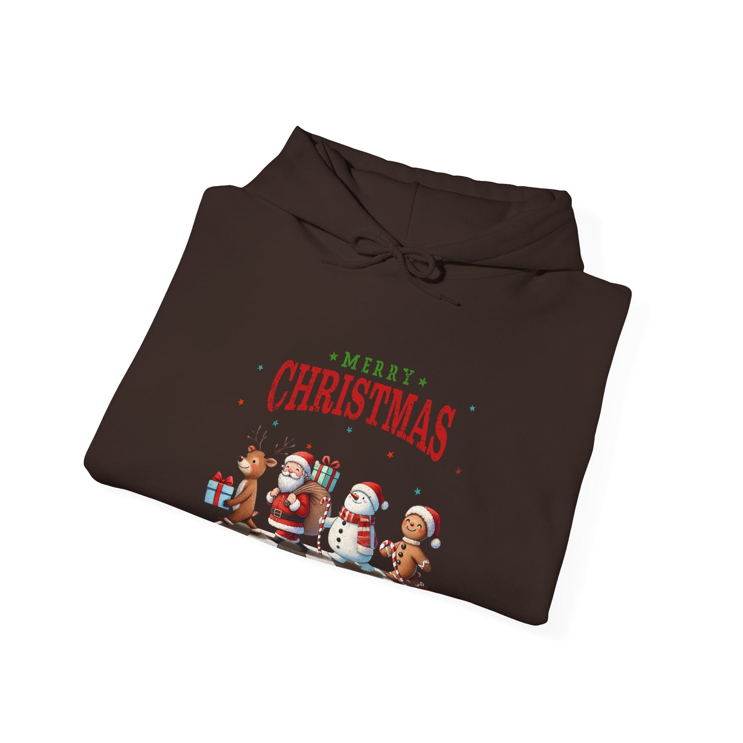 Christmas Choir Hoodie — 'Merry Christmas' Holiday Animal Carolers Sweatshirt