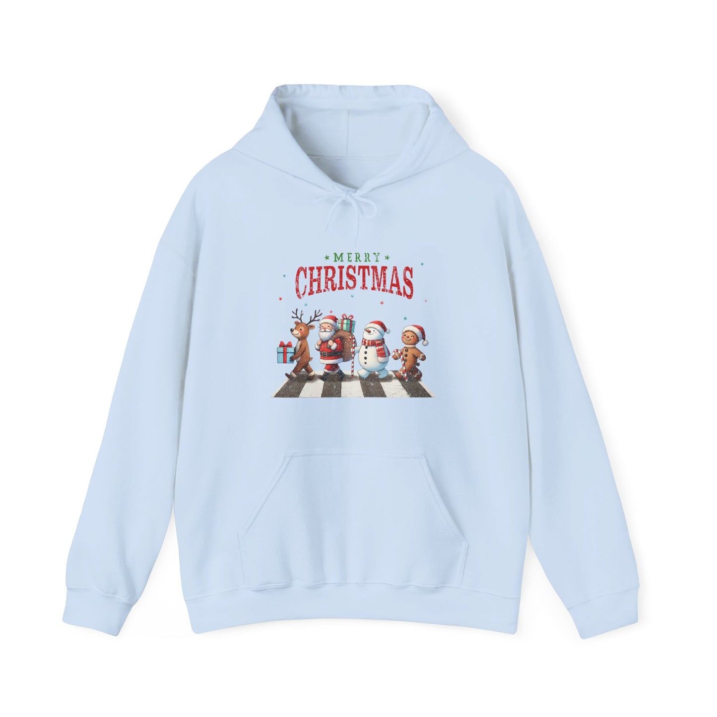 Christmas Choir Hoodie — 'Merry Christmas' Holiday Animal Carolers Sweatshirt