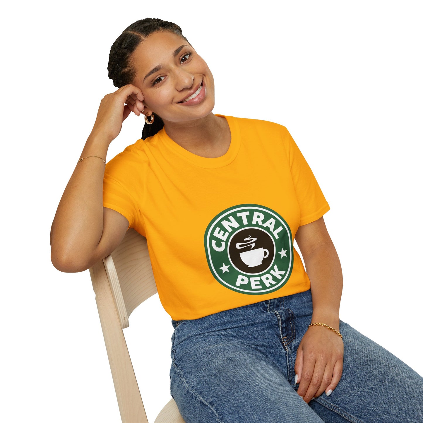 Central Perk Coffee T-Shirt — Vintage Coffee Shop Logo Tee