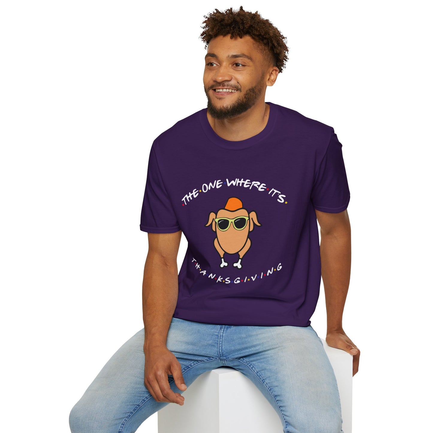 Thanksgiving Turkey Tee — "The One Where It's Thanksgiving" Graphic T-Shirt