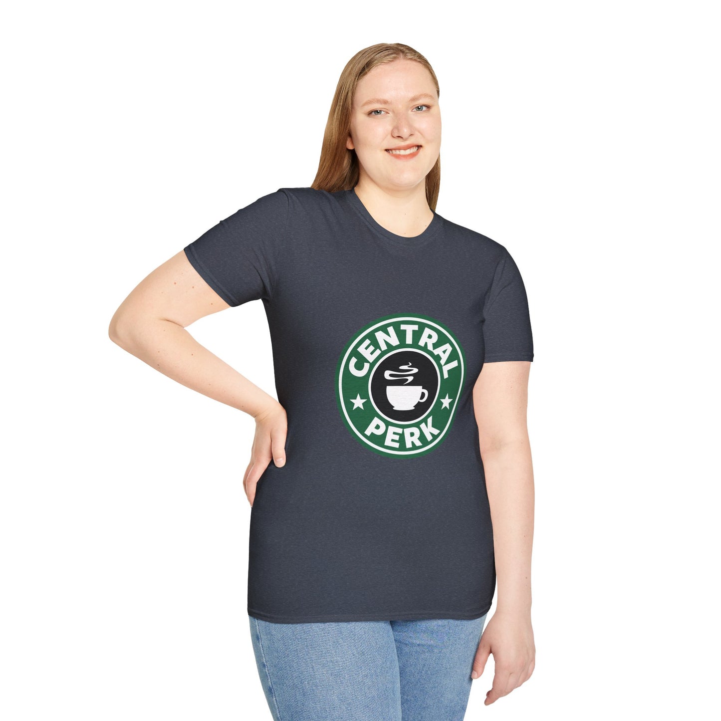Central Perk Coffee T-Shirt — Vintage Coffee Shop Logo Tee