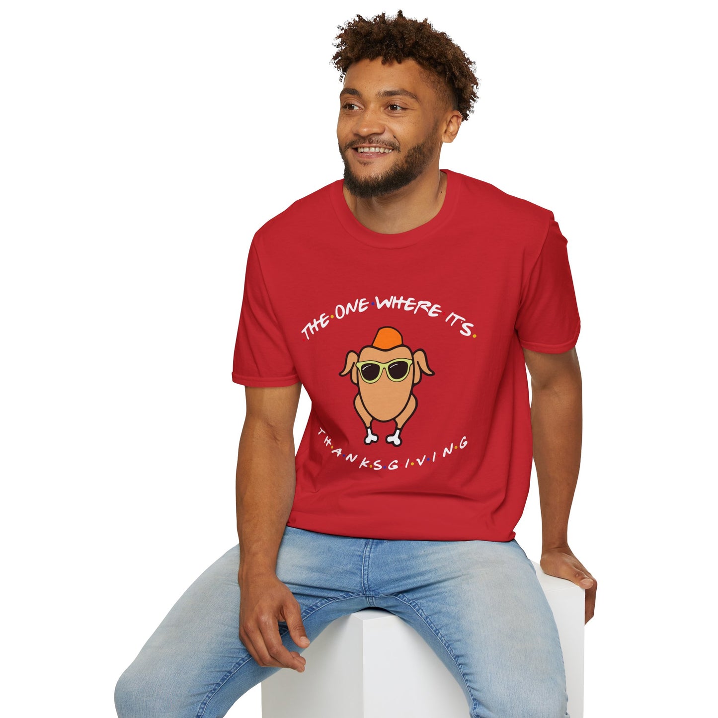Thanksgiving Turkey Tee — "The One Where It's Thanksgiving" Graphic T-Shirt