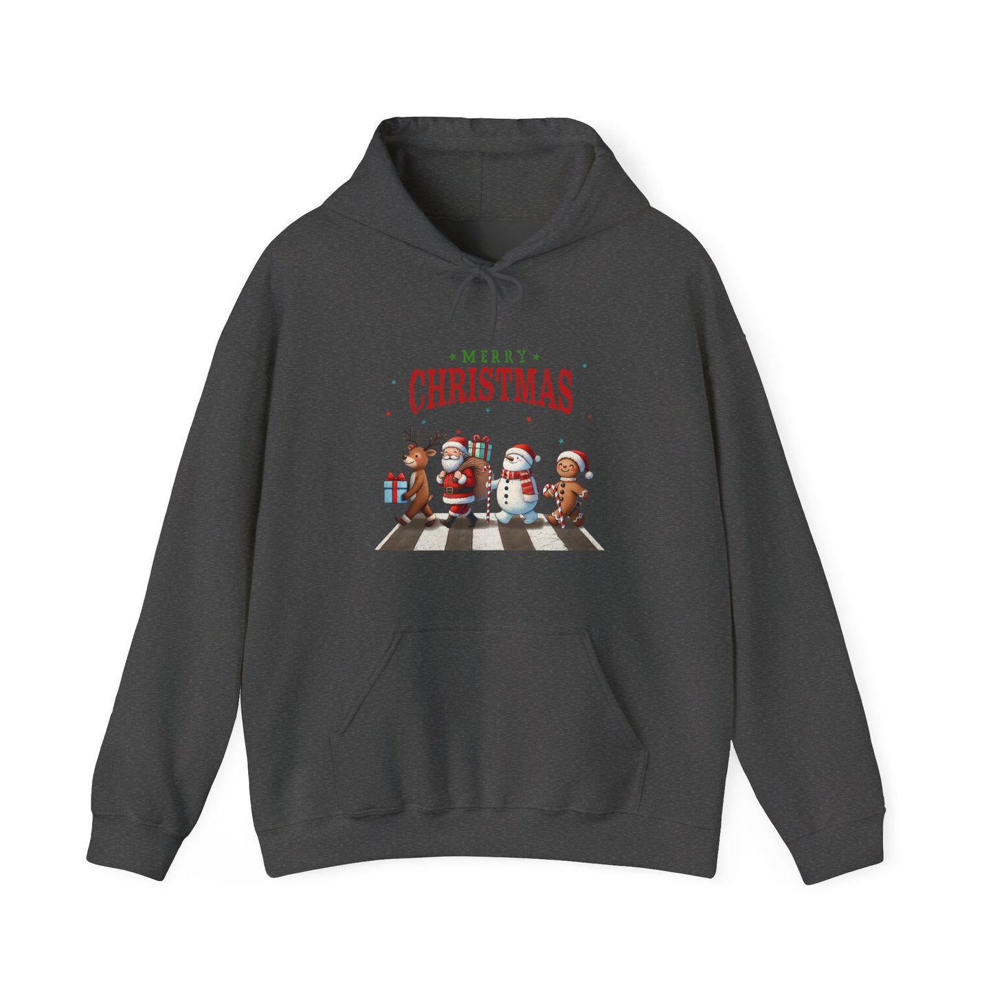 Christmas Choir Hoodie — 'Merry Christmas' Holiday Animal Carolers Sweatshirt