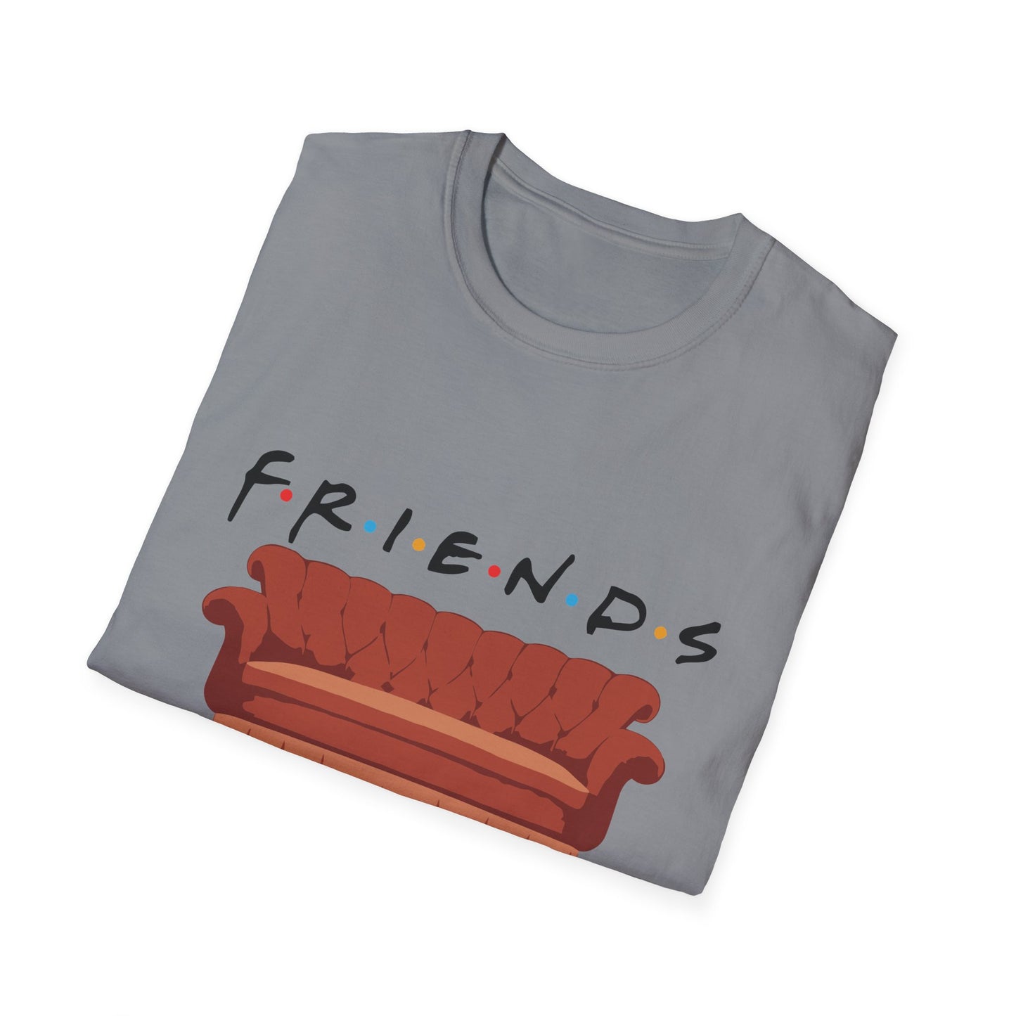 Friends TV Show Couch T-Shirt — Retro Sitcom Logo Tee