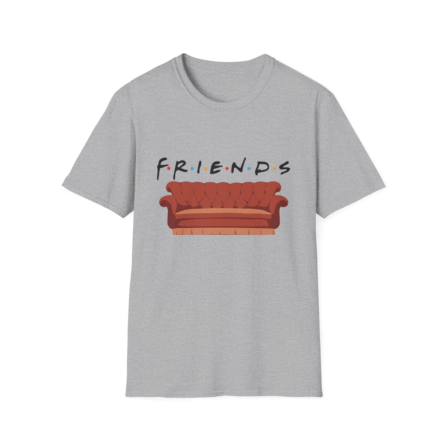Friends TV Show Couch T-Shirt — Retro Sitcom Logo Tee