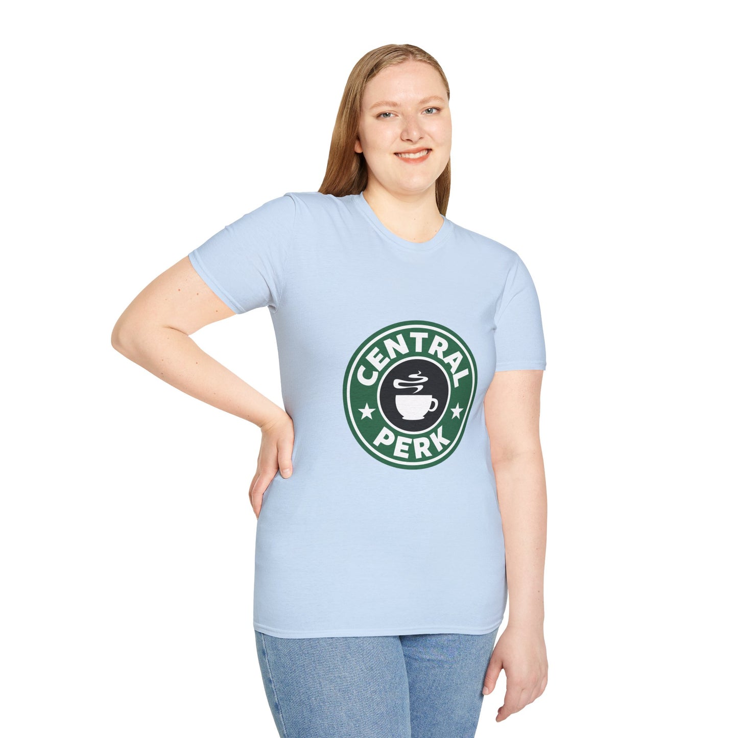 Central Perk Coffee T-Shirt — Vintage Coffee Shop Logo Tee