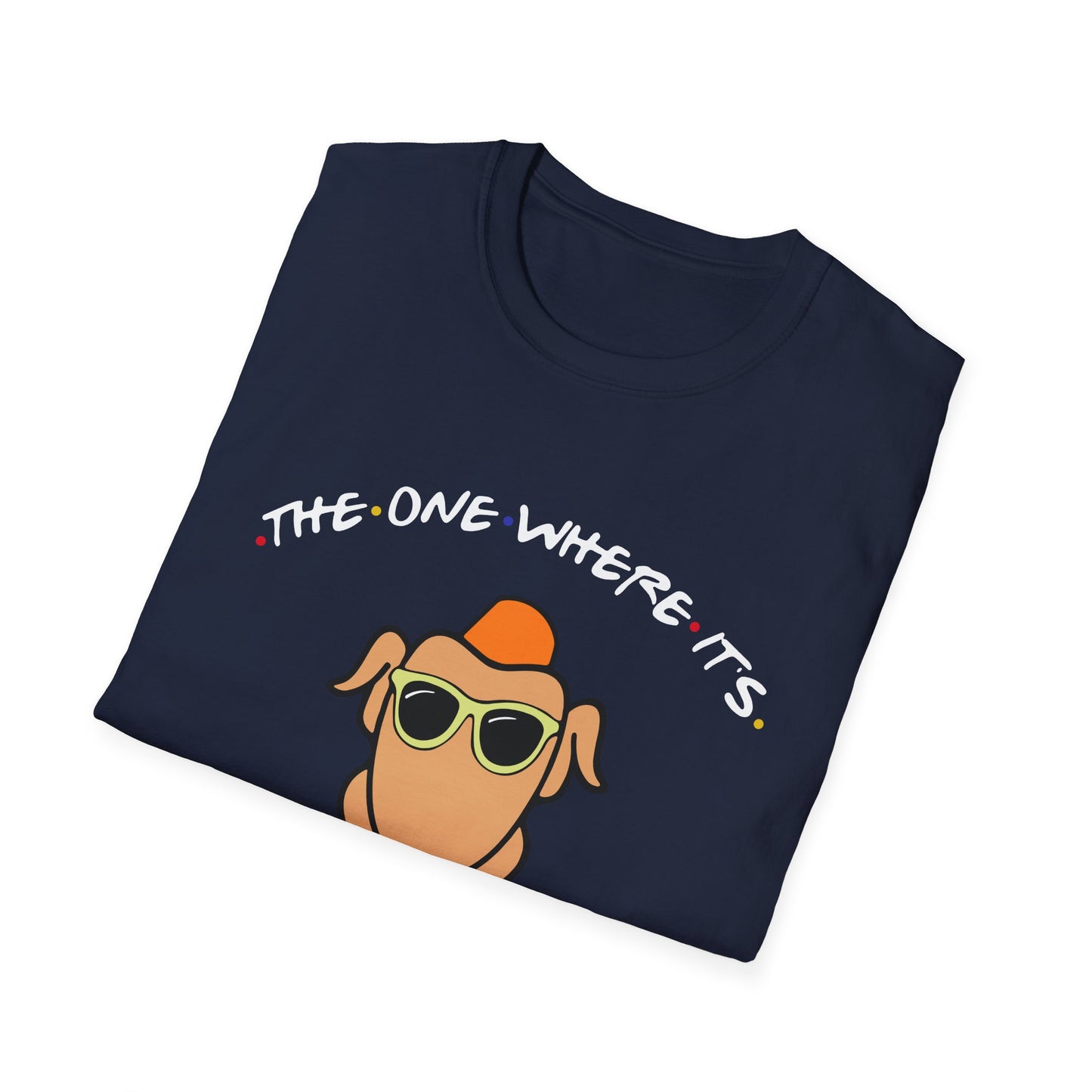 Thanksgiving Turkey Tee — "The One Where It's Thanksgiving" Graphic T-Shirt