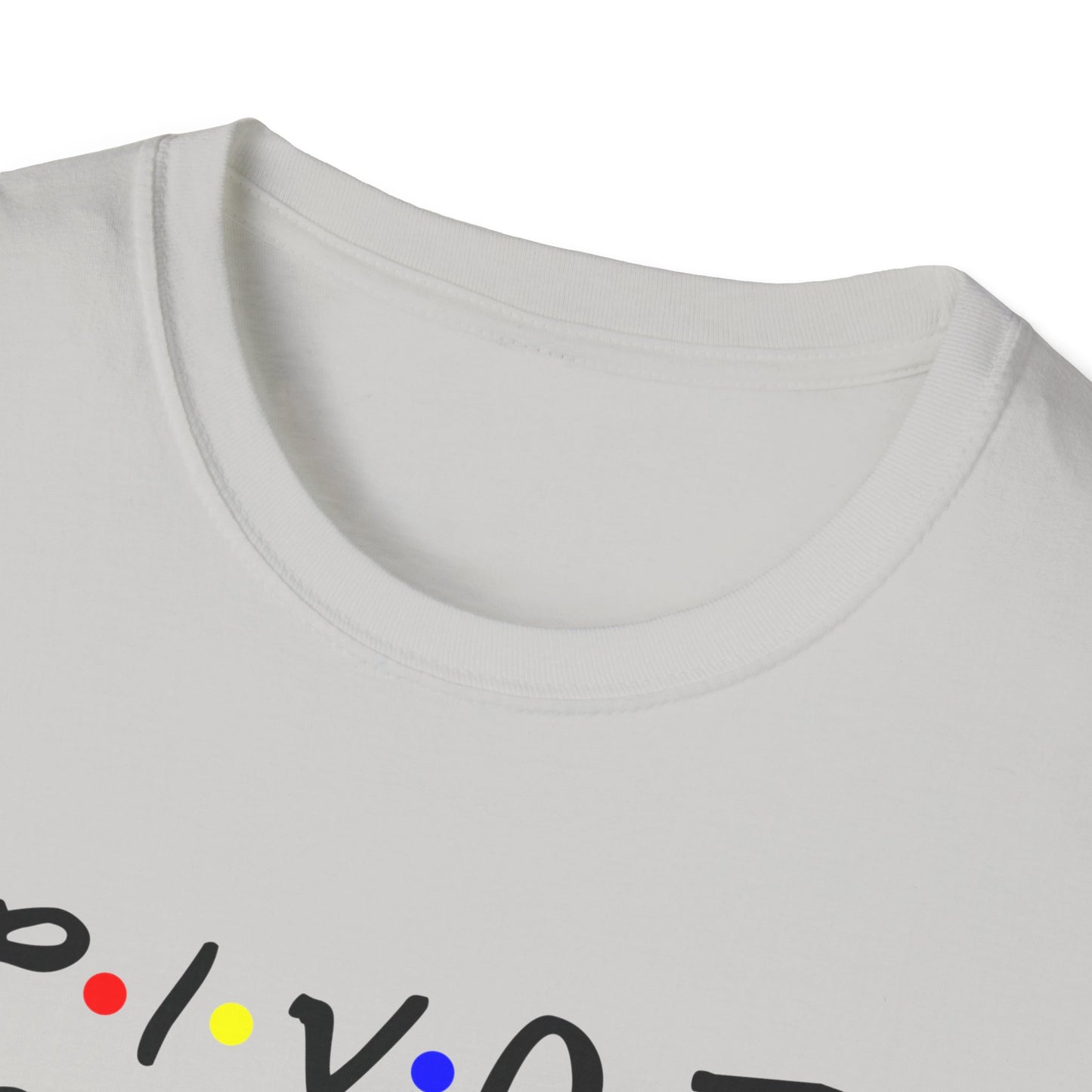 Pivot Couch T‑Shirt – "PIVOT" & "Shut Up" Friends Quote Tee