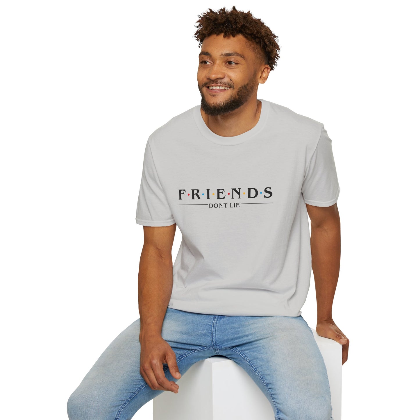 Friends Don't Lie T-Shirt — Stranger Things Inspired Retro Logo Tee