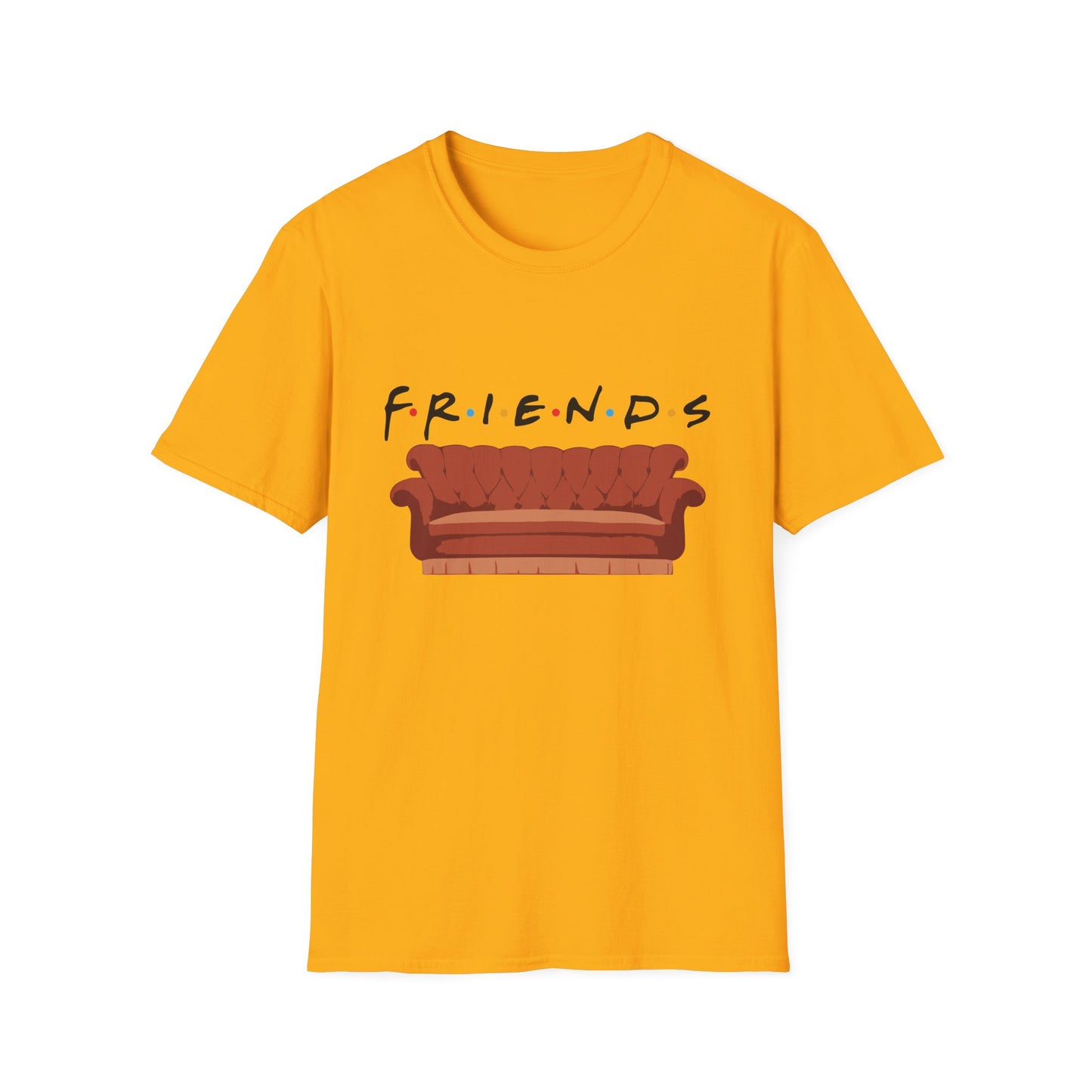 Friends TV Show Couch T-Shirt — Retro Sitcom Logo Tee