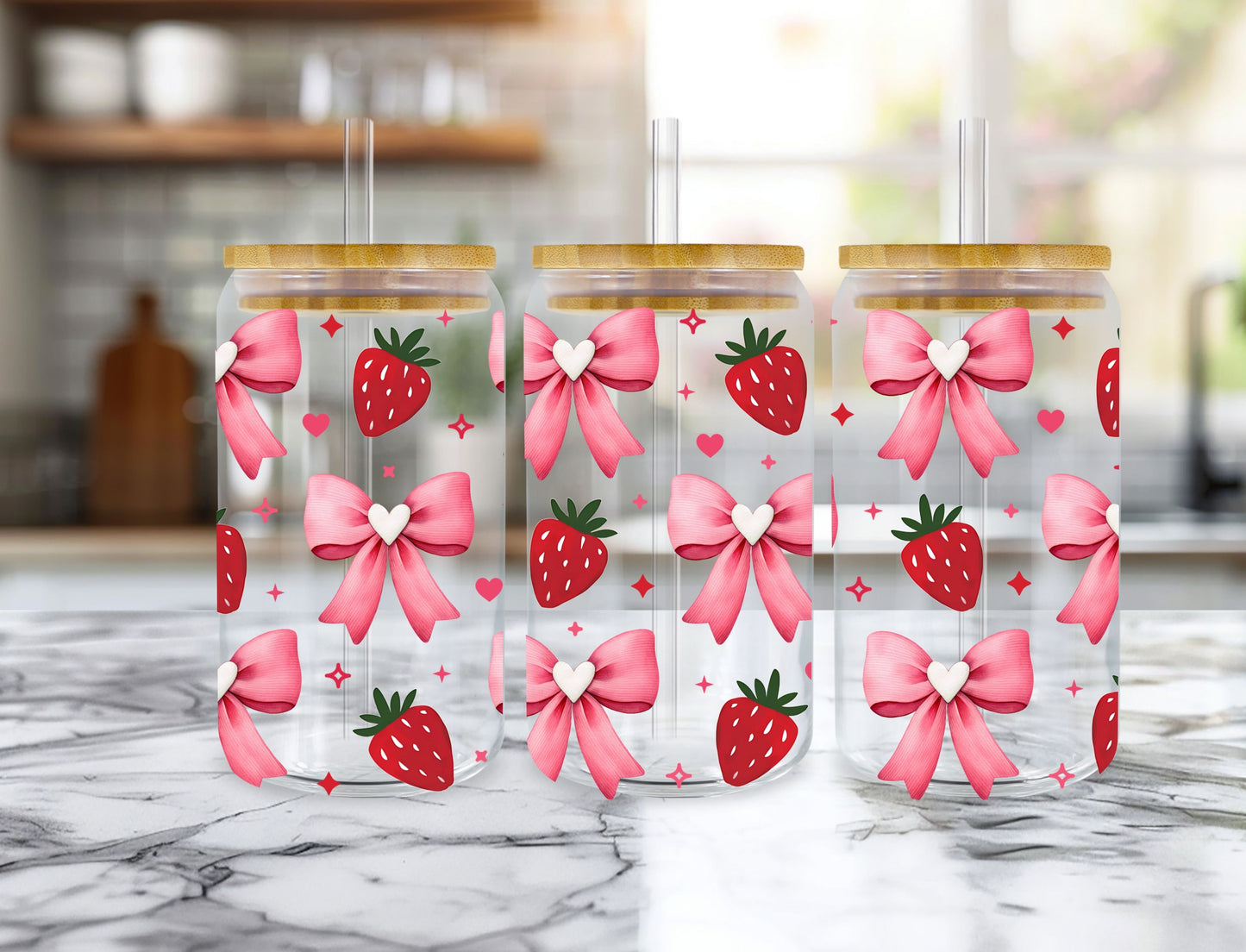 "STRAWBERRY & BOWS"