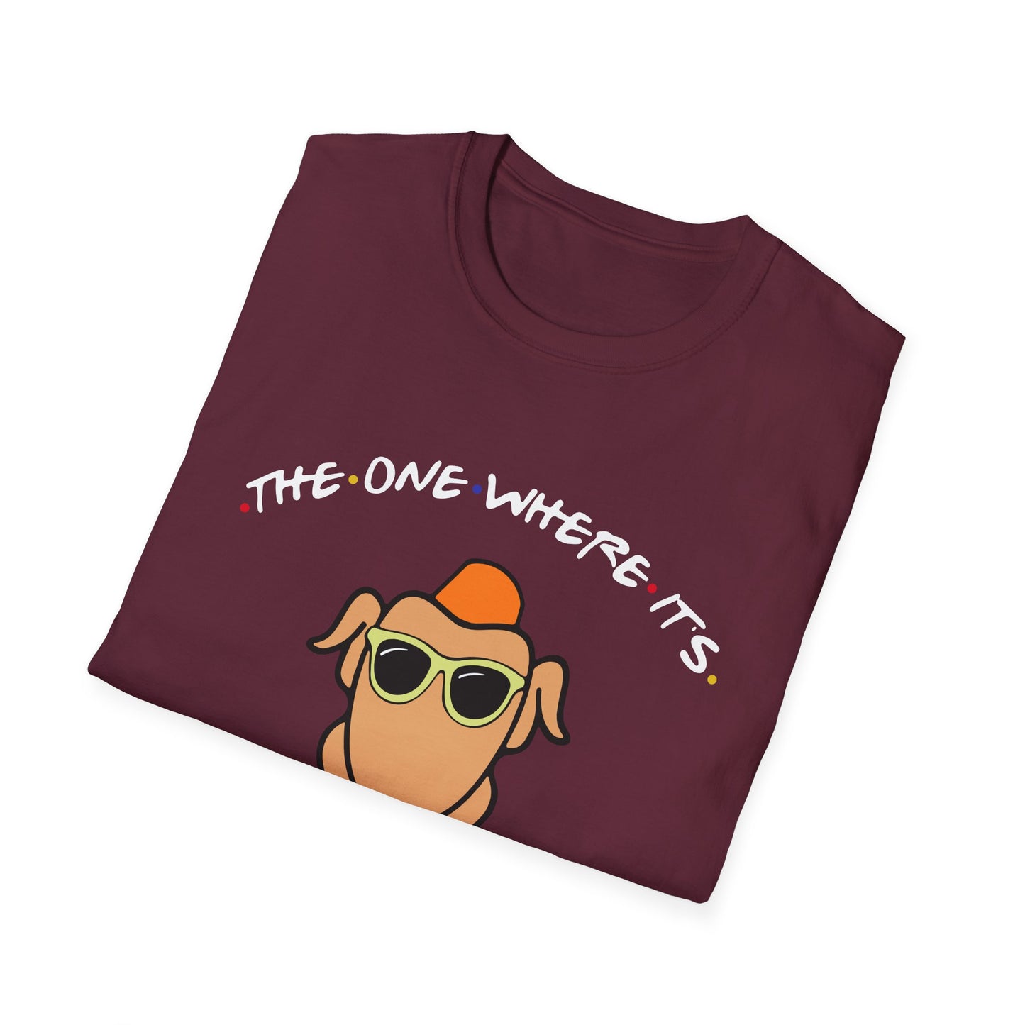 Thanksgiving Turkey Tee — "The One Where It's Thanksgiving" Graphic T-Shirt