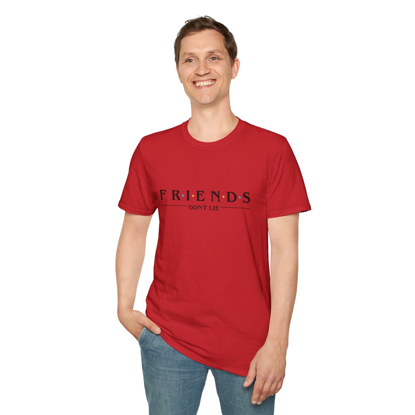 Friends Don't Lie T-Shirt — Stranger Things Inspired Retro Logo Tee