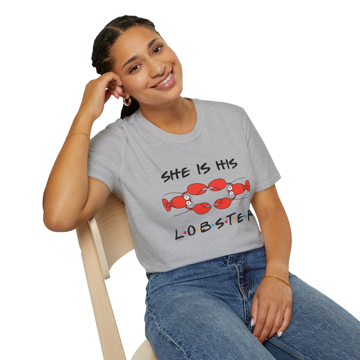 She Is His Lobster T-Shirt – Couples Friends TV Show Inspired Tee