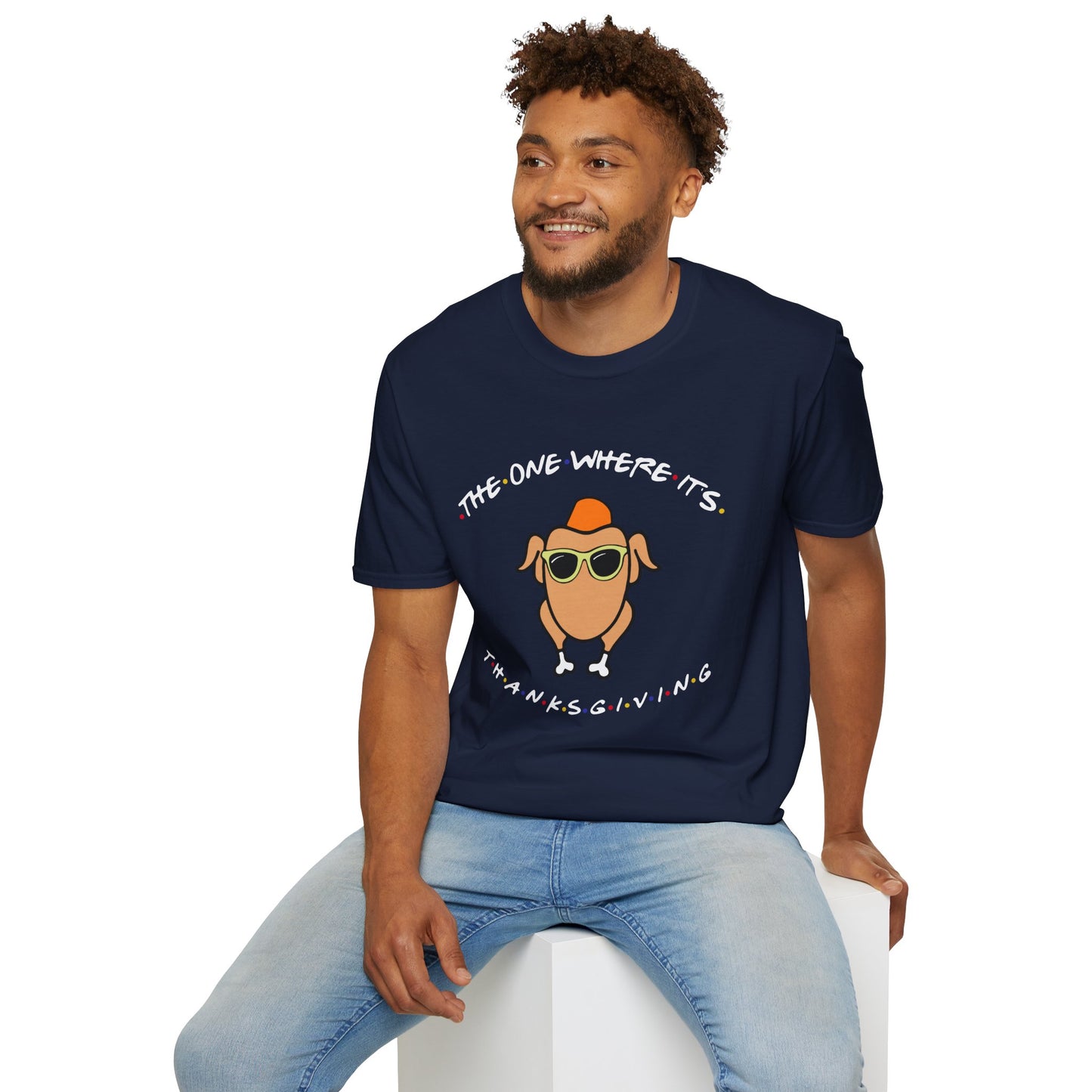 Thanksgiving Turkey Tee — "The One Where It's Thanksgiving" Graphic T-Shirt