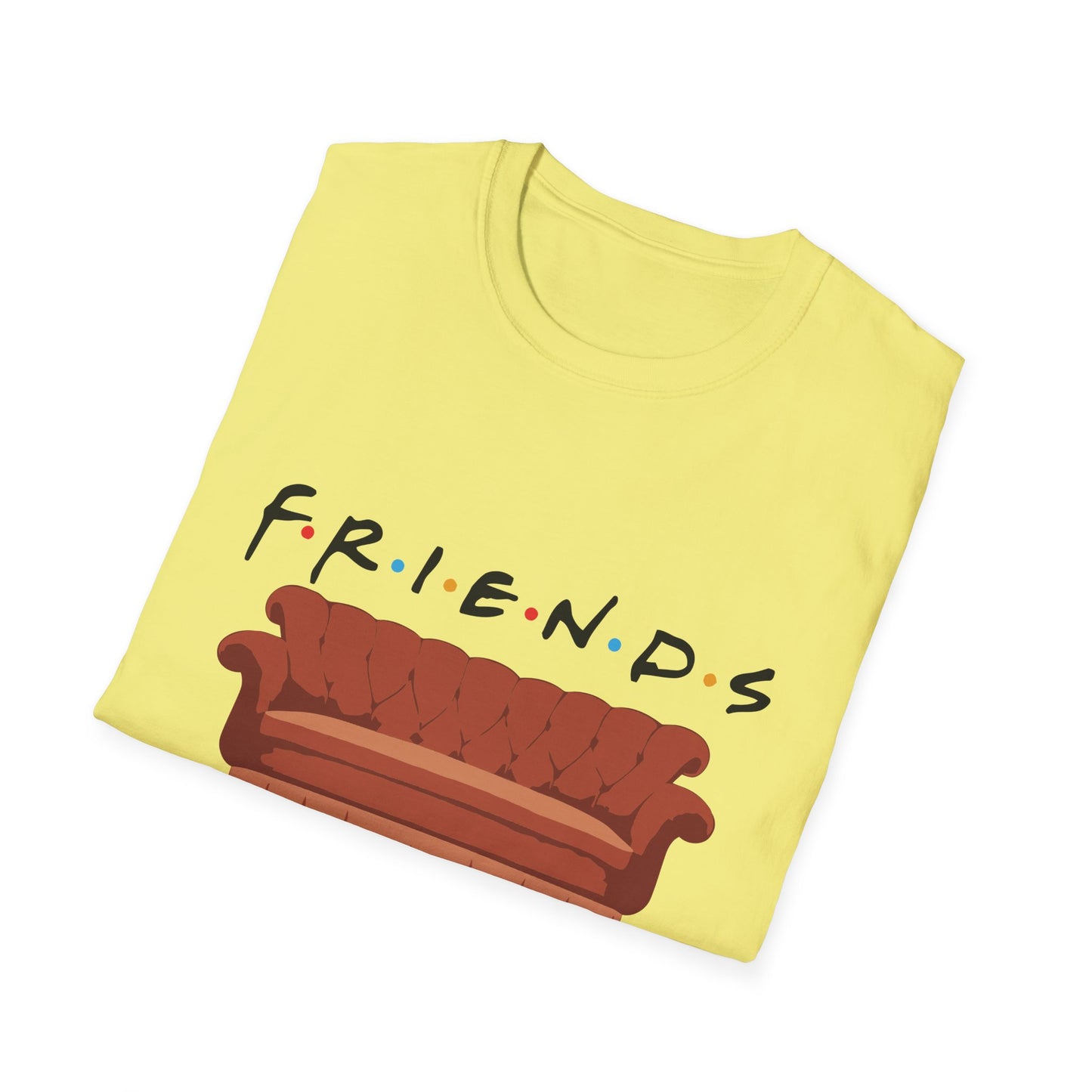 Friends TV Show Couch T-Shirt — Retro Sitcom Logo Tee