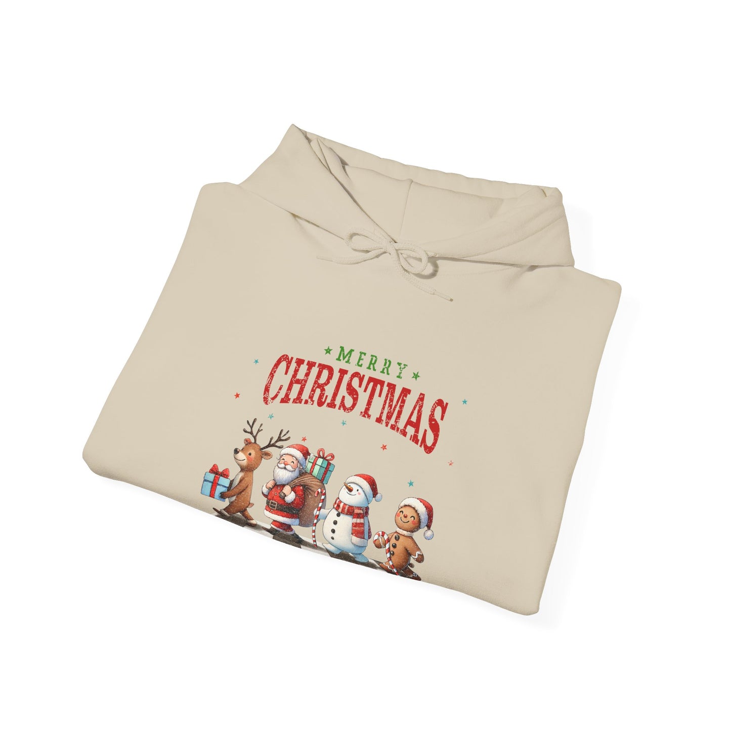 Christmas Choir Hoodie — 'Merry Christmas' Holiday Animal Carolers Sweatshirt